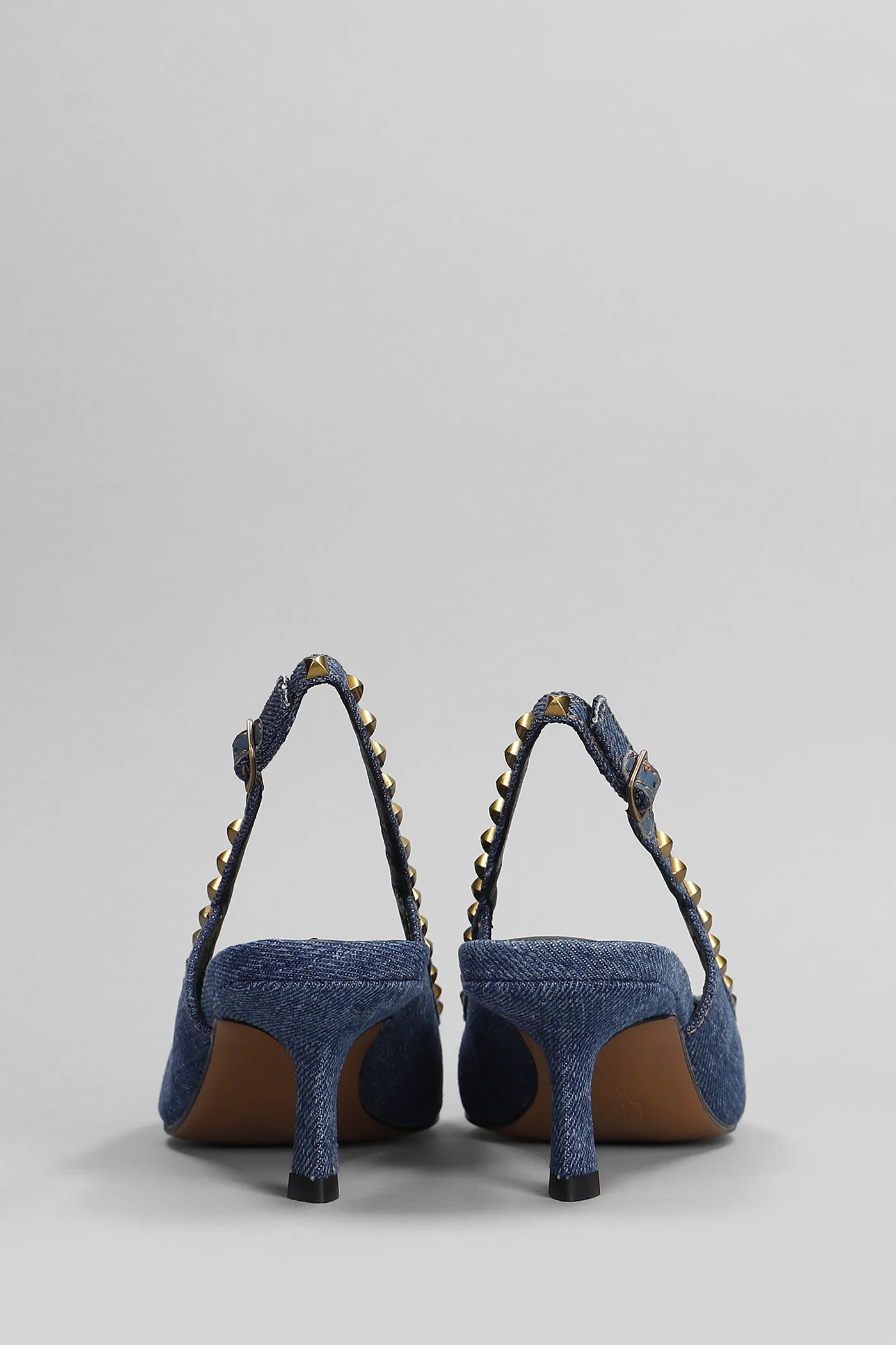 Kate 55 Pumps in blue denim - Image 4