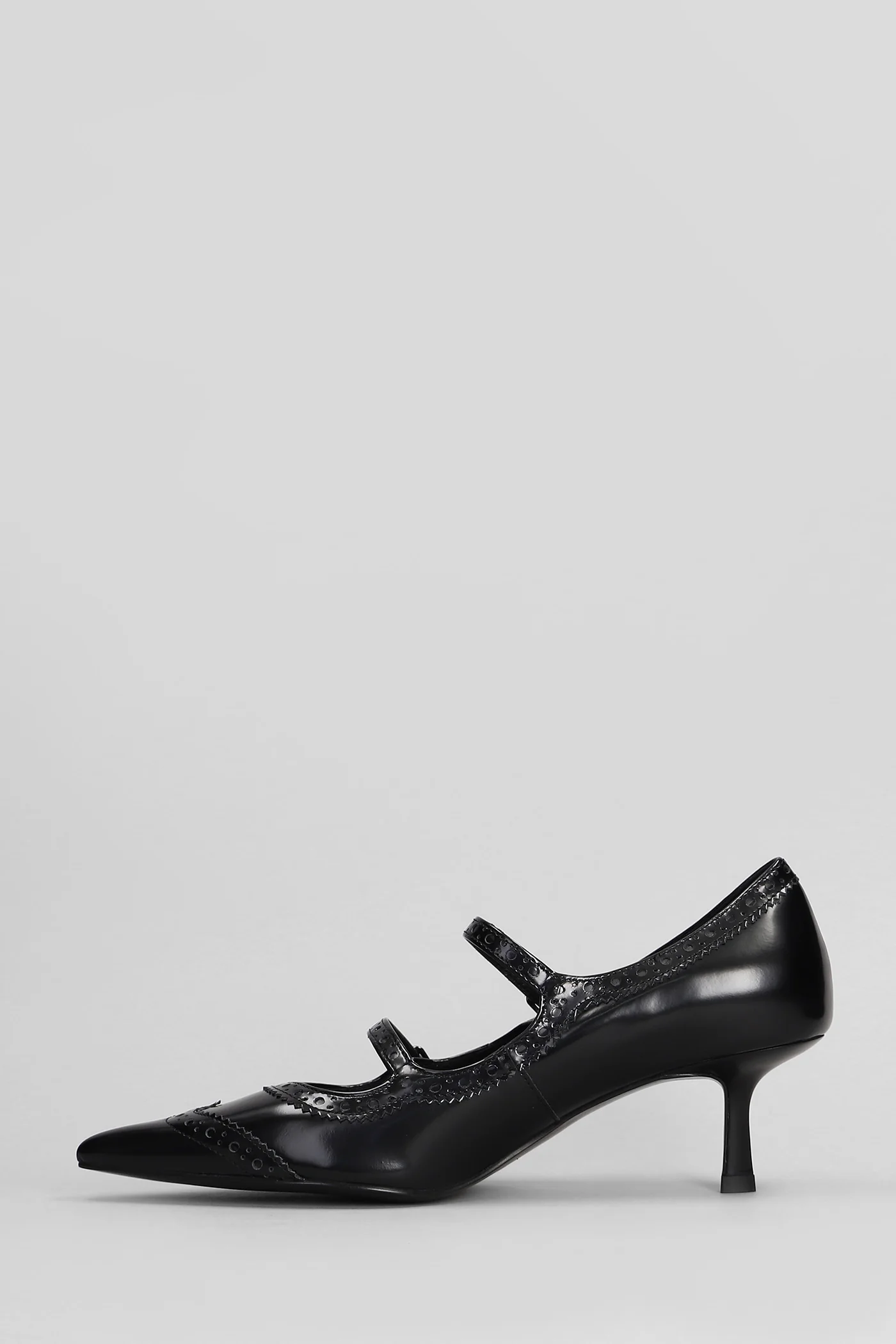 Lina Pump 55 Pumps in black leather - Image 3