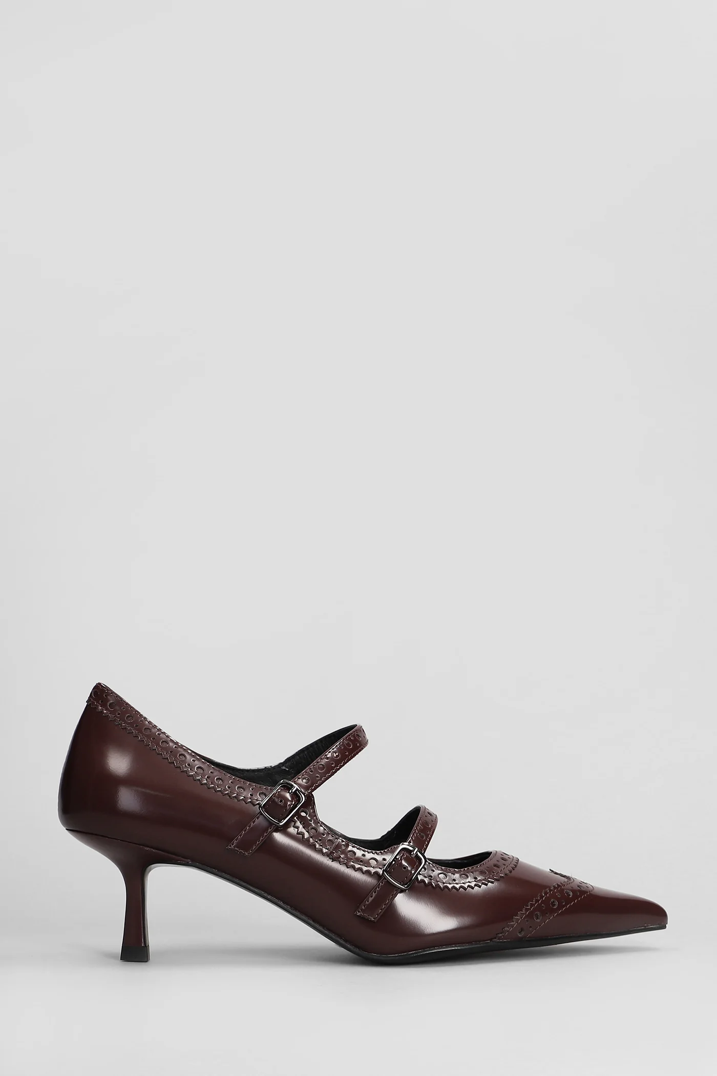 Lina Pump 55 Pumps in bordeaux leather