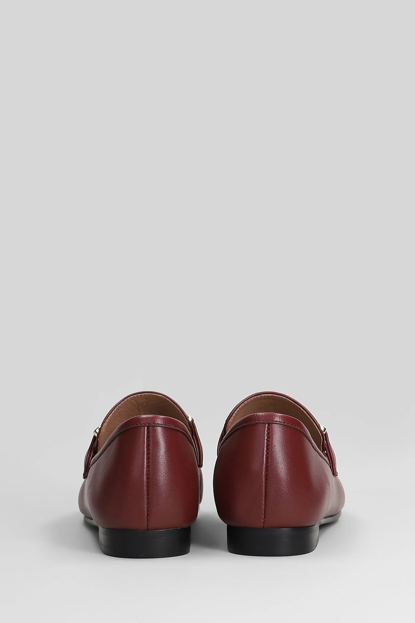 Loafers in bordeaux leather - Image 4