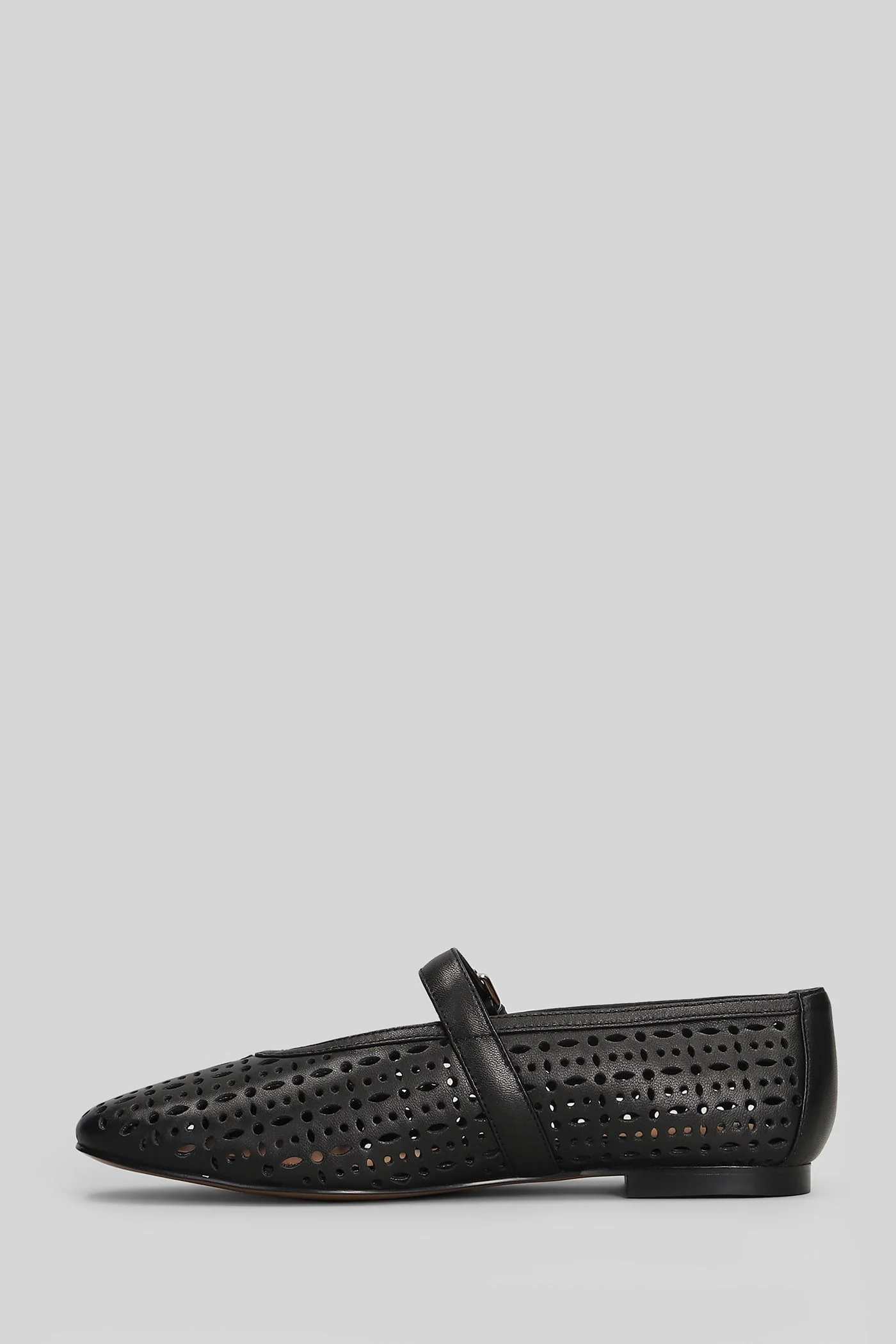 Maia Flat Ballet flats in black leather - Image 3