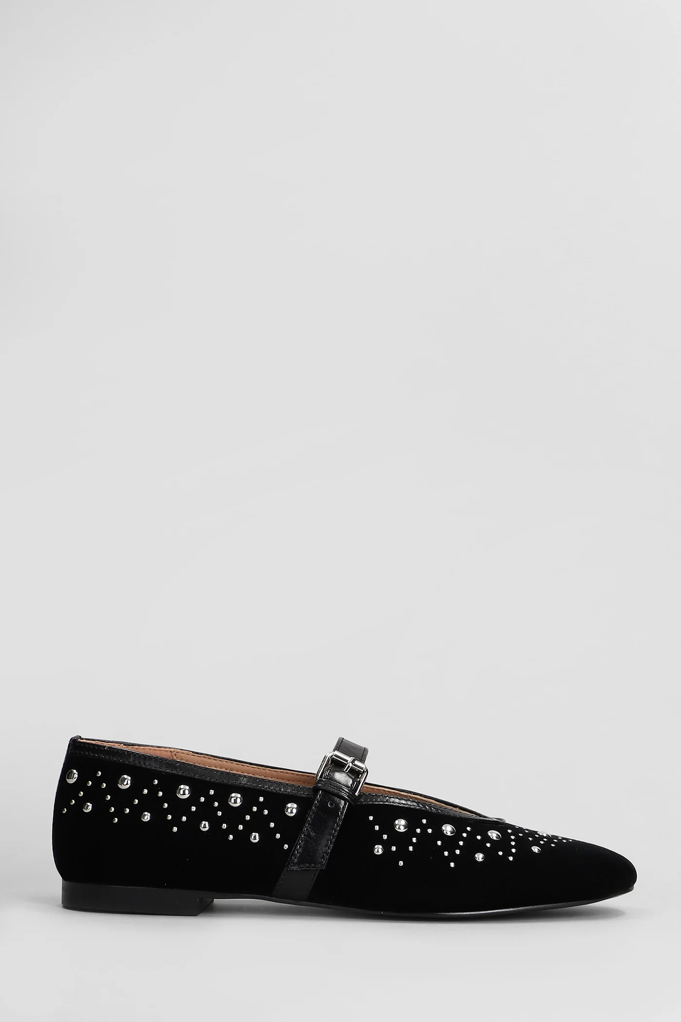 Naila Flat Ballet flats in black suede