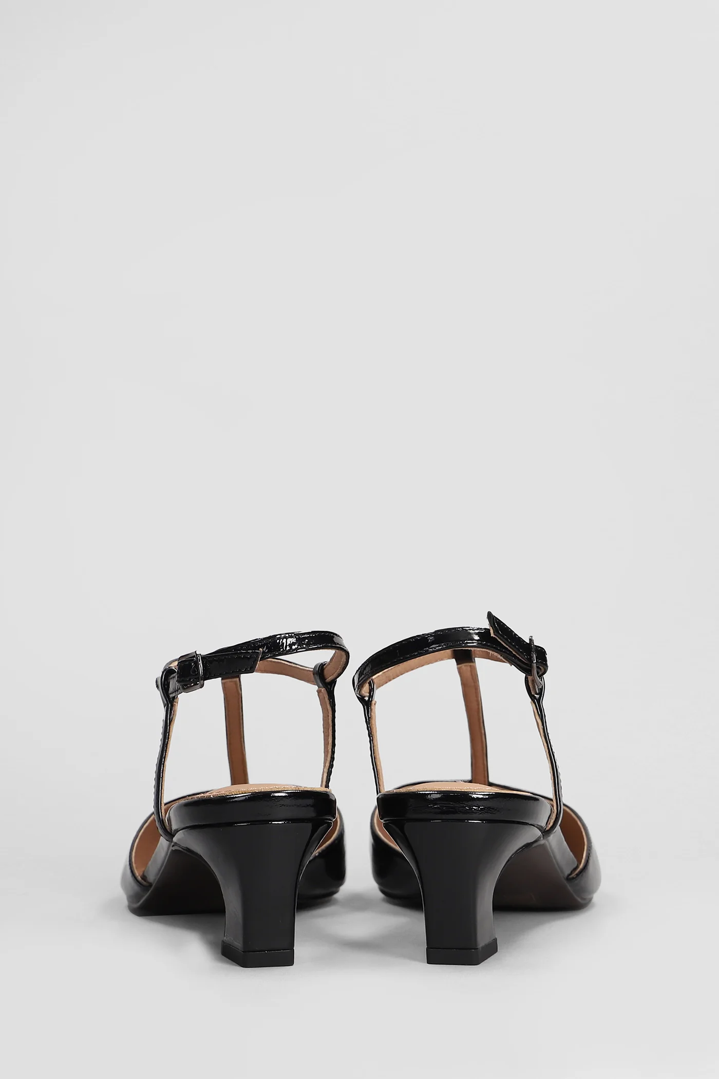 Nina Slingback 50 Pumps in black leather - Image 4