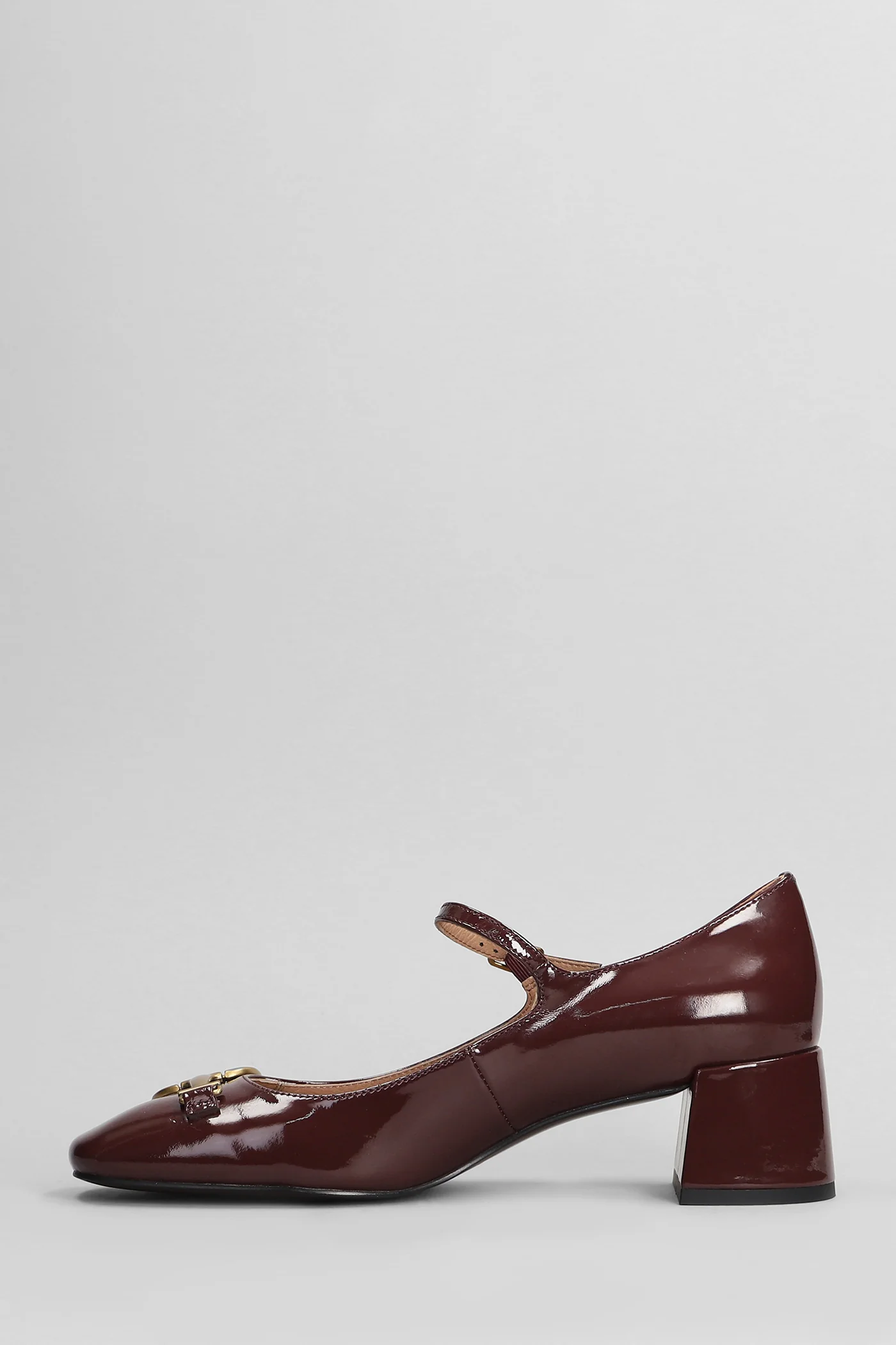 Noa Pump 50 Pumps in bordeaux patent leather - Image 3