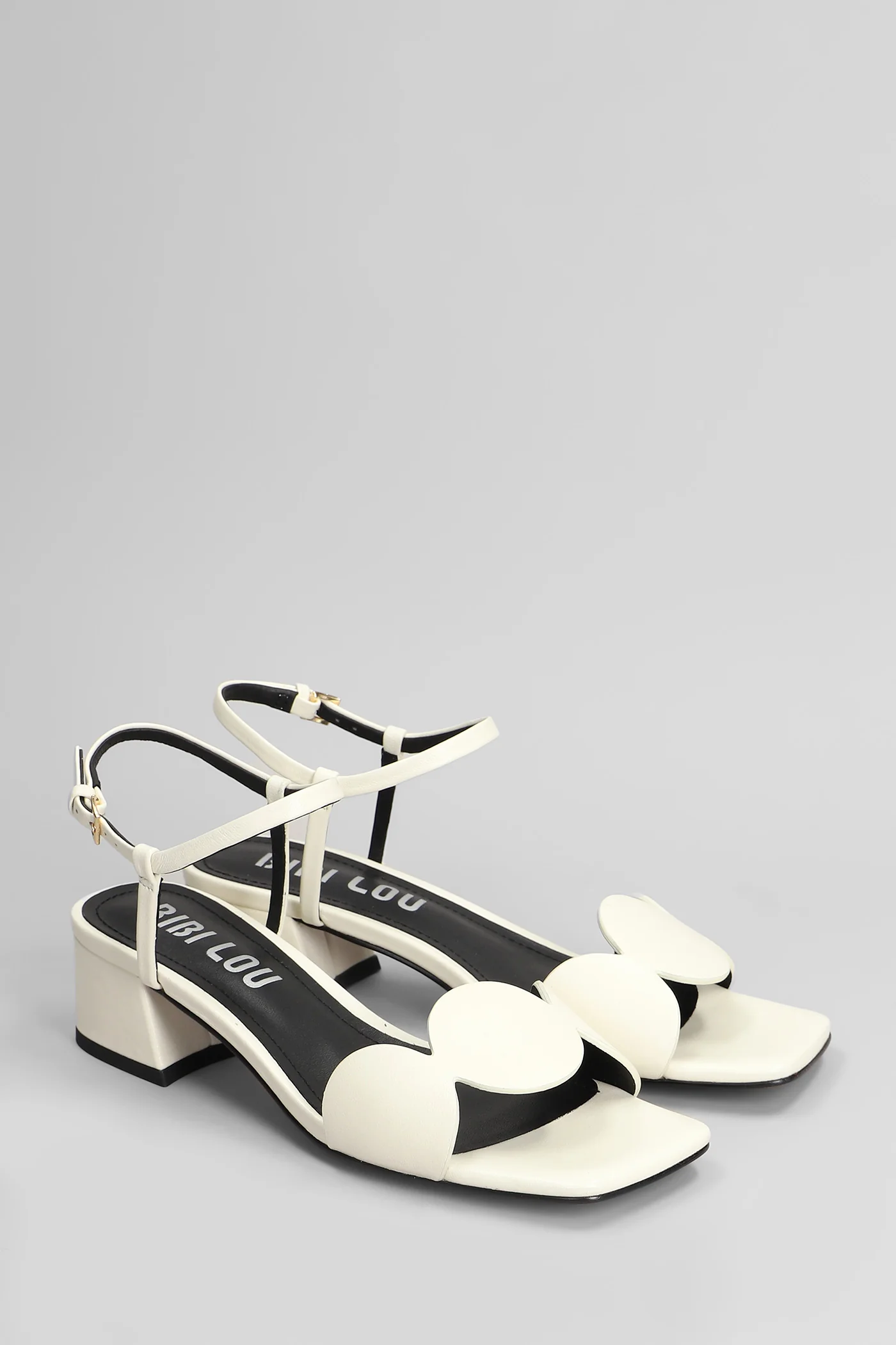 Onami 45 Sandals in white leather - Image 2