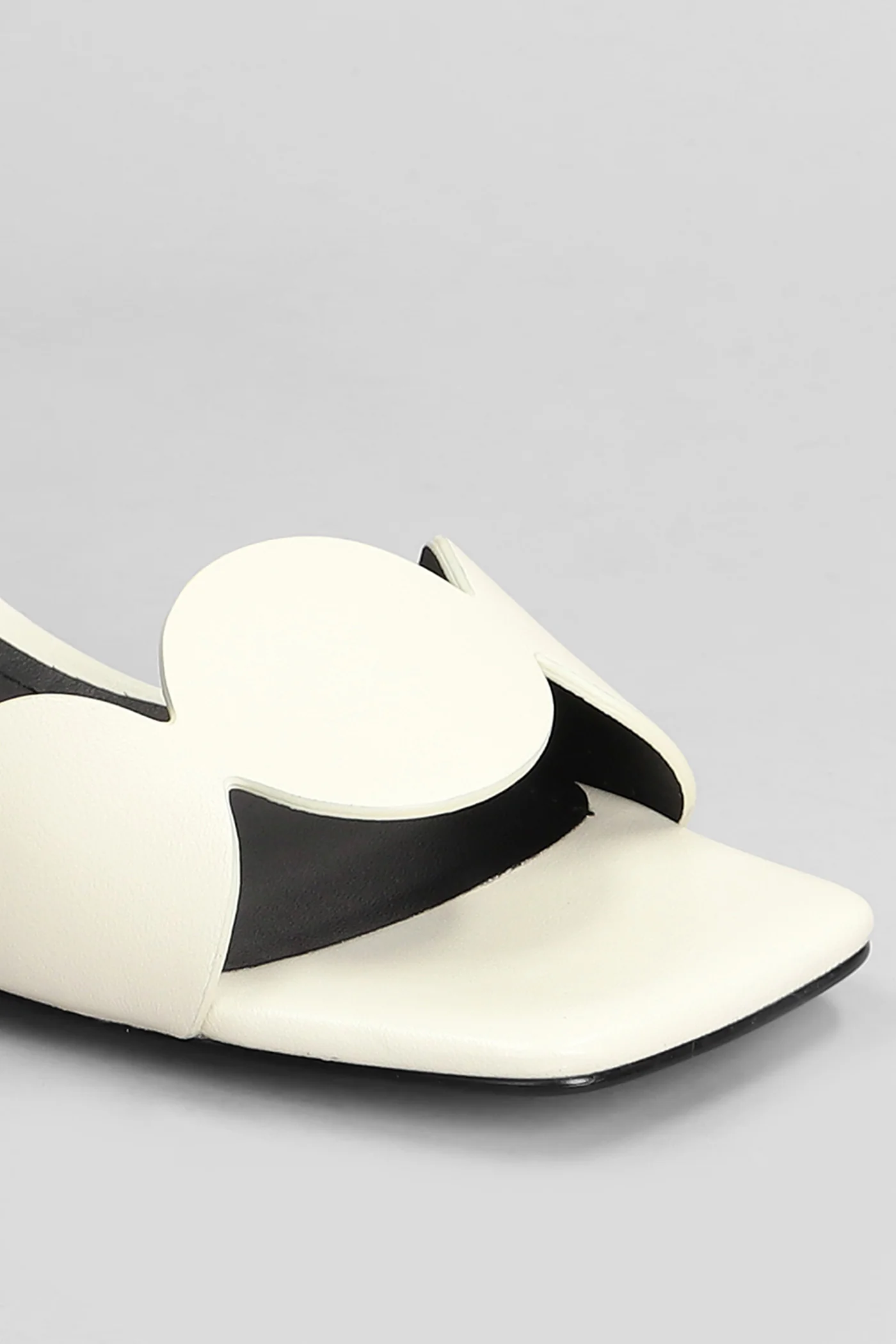 Onami 45 Sandals in white leather - Image 5