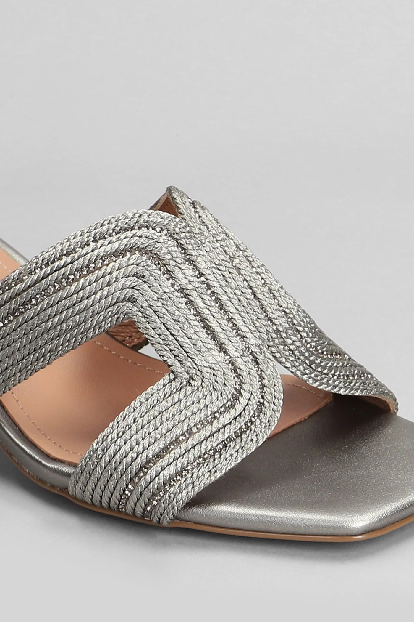 Pend Slipper-Mule in Gunmetal leather - Image 5