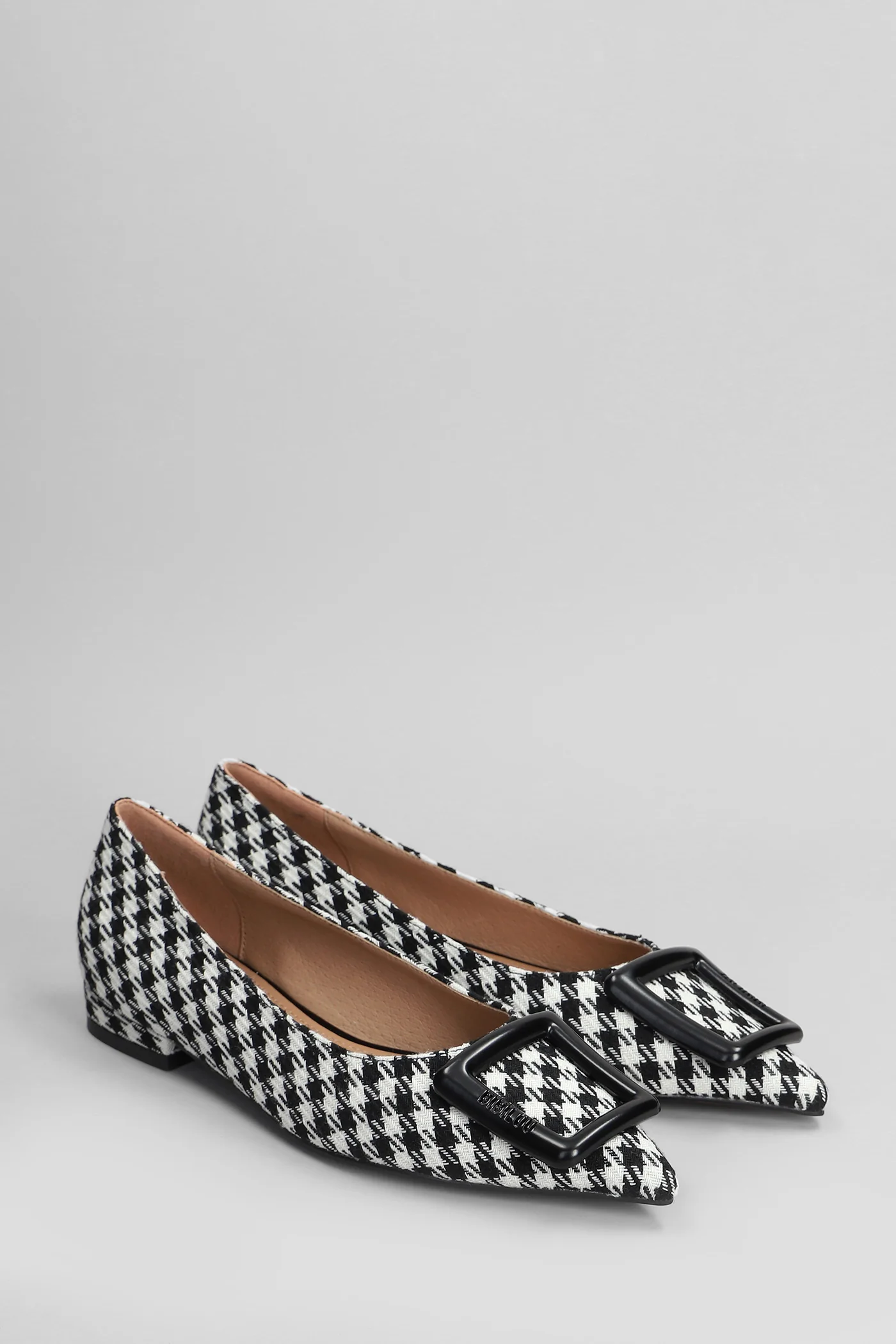 Poznan Flat Ballet flats in black fabric - Image 2