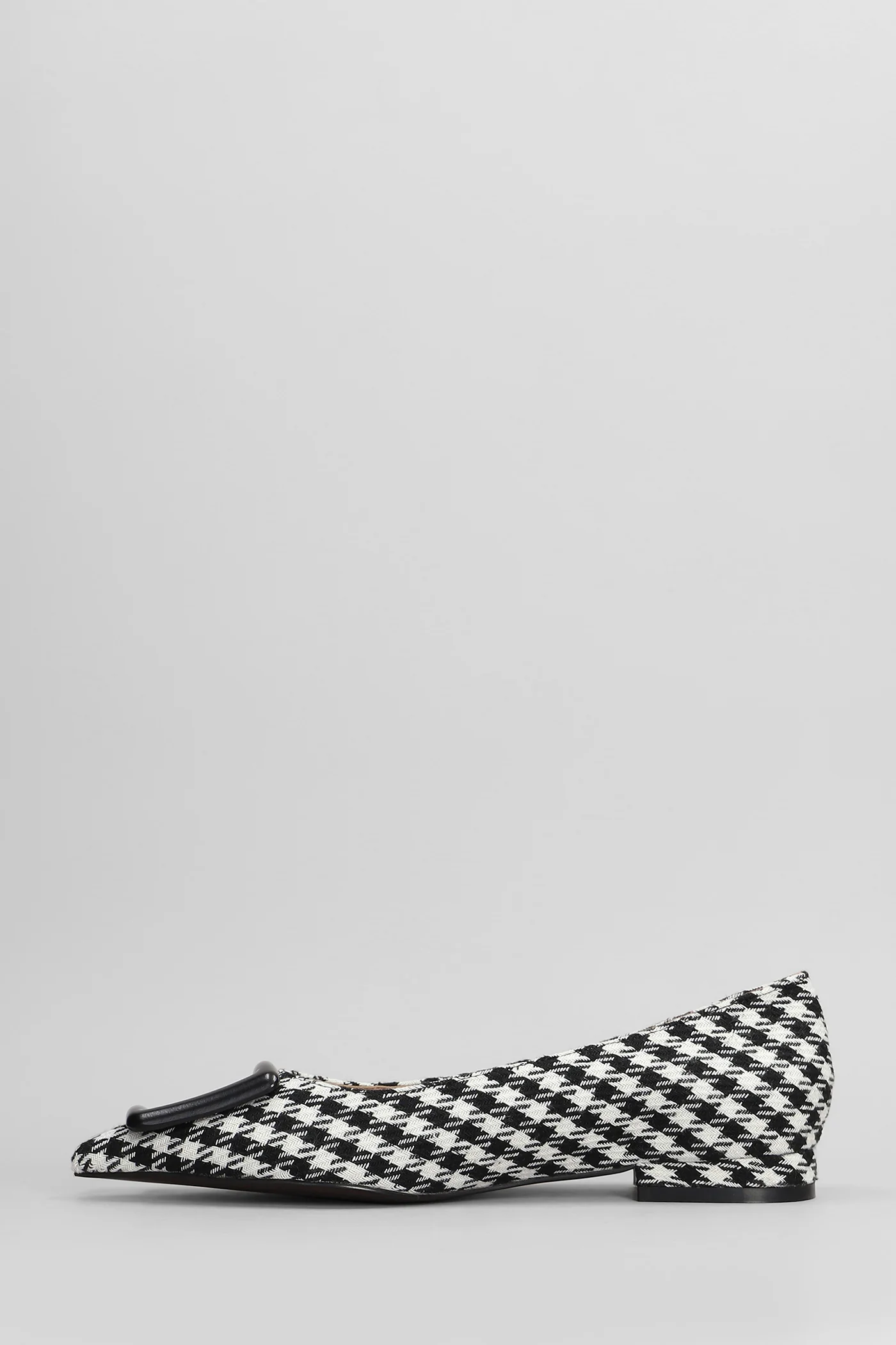 Poznan Flat Ballet flats in black fabric - Image 3