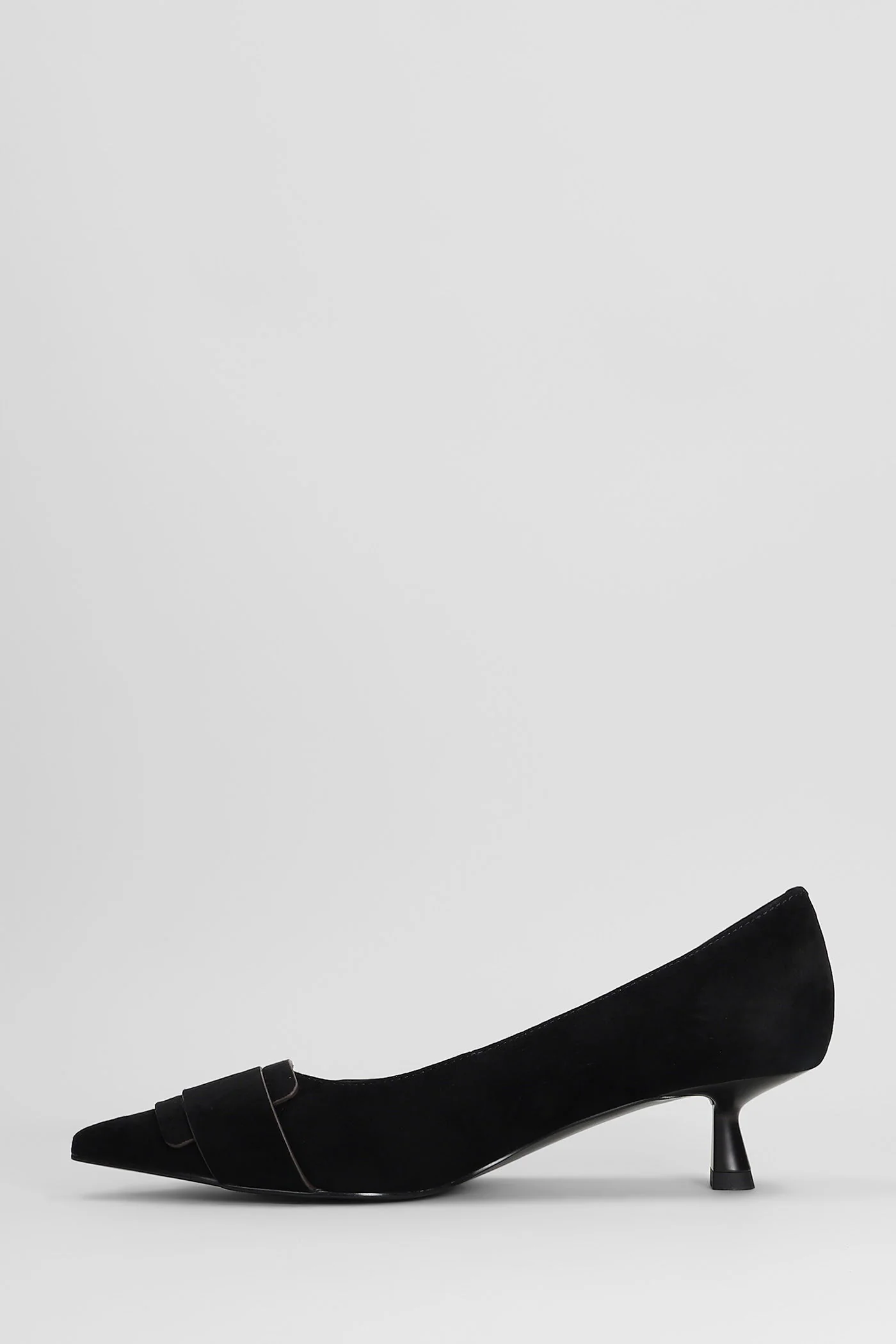 Pumps in black suede - Image 3