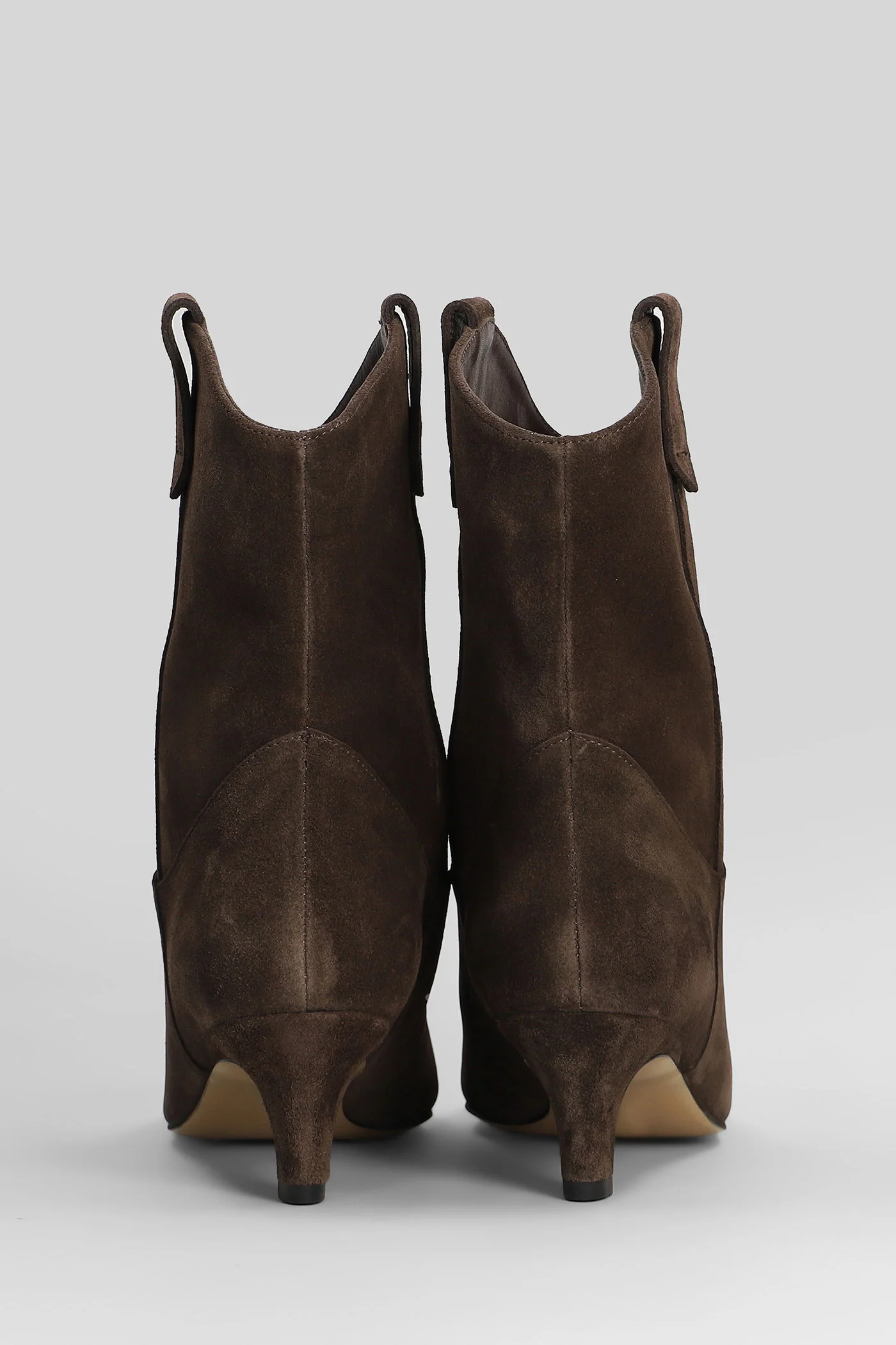 Rigel Booties 50 High heels Ankle boots in brown suede - Image 4