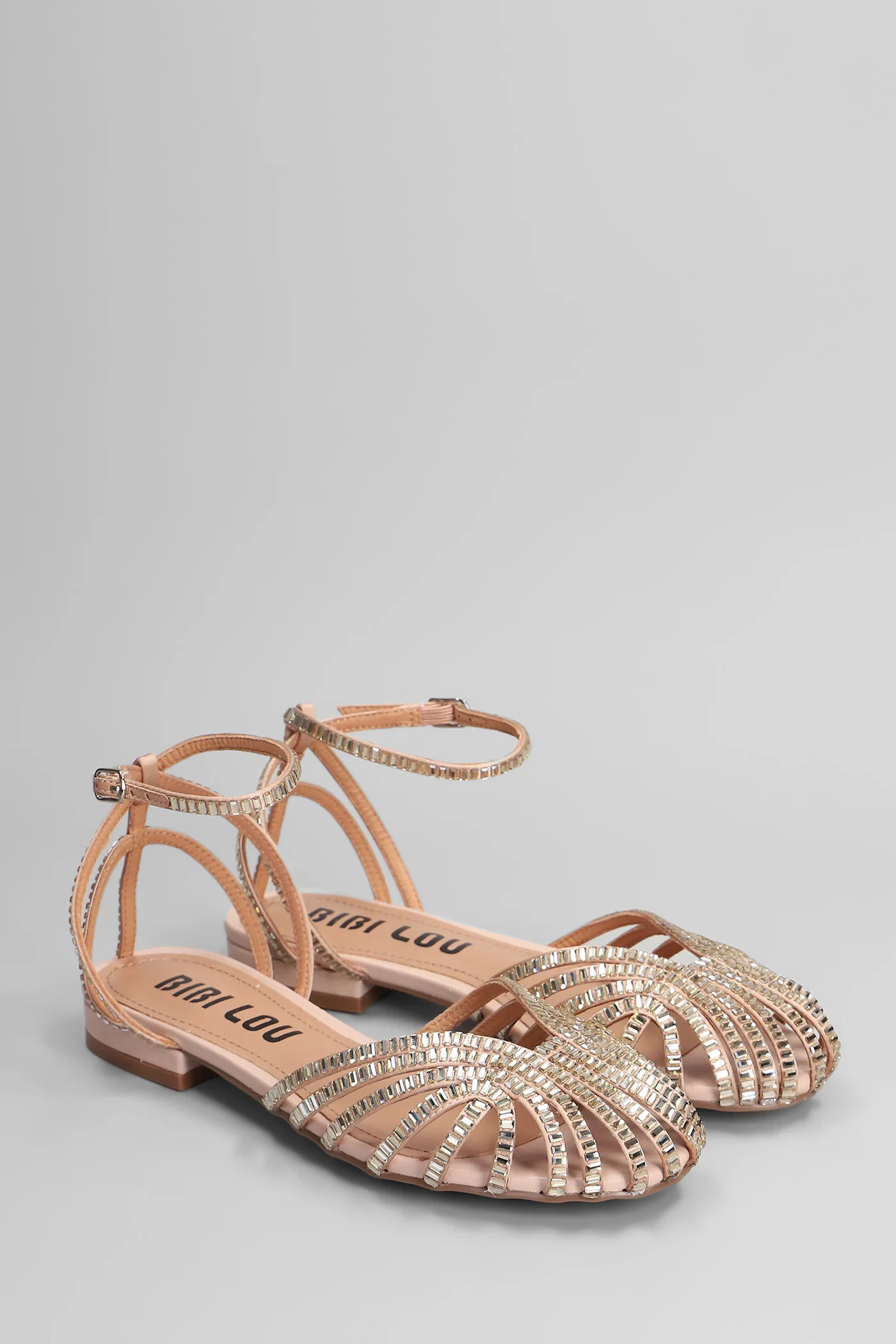Serabi Flat Flats in powder leather - Image 2