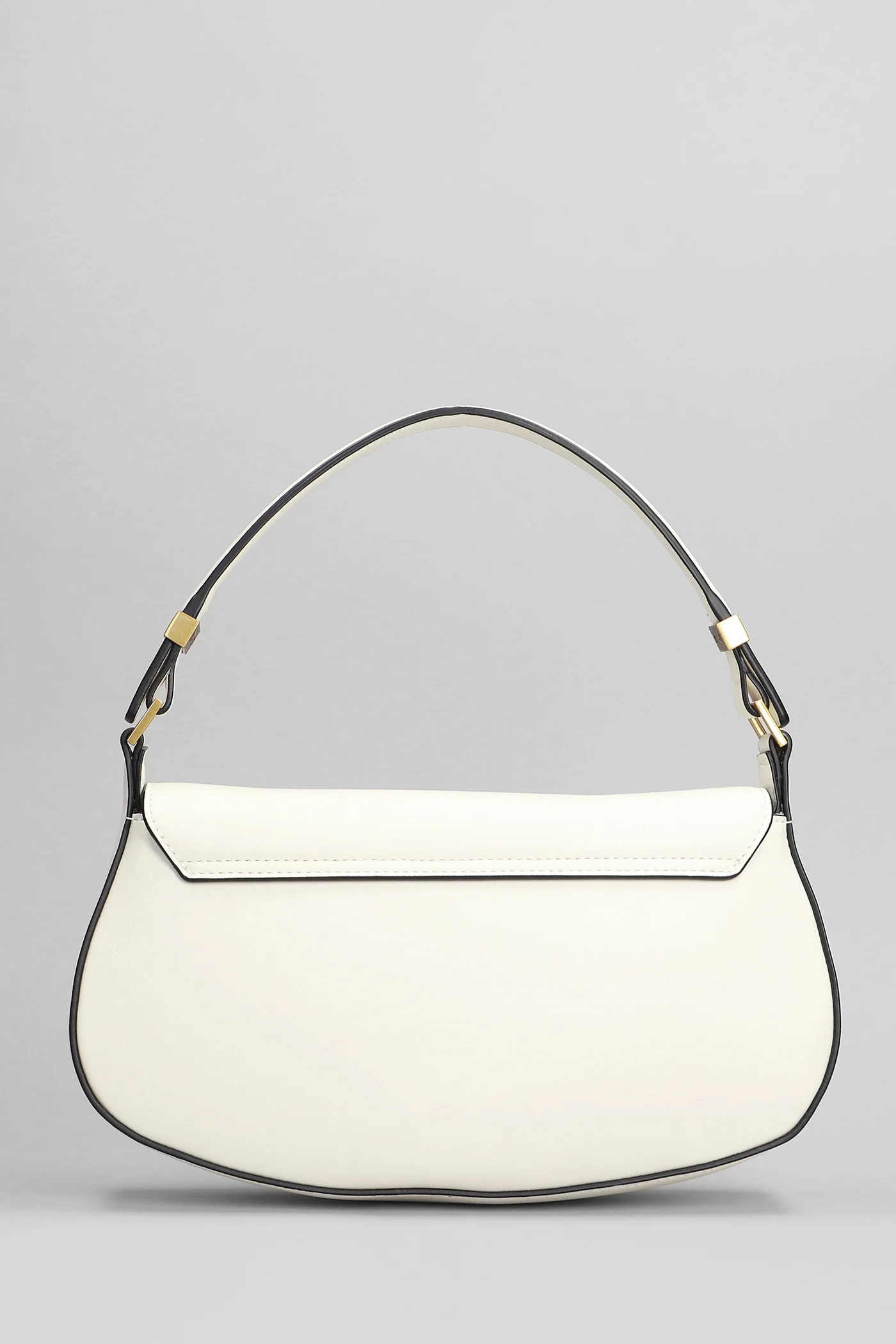 Shoulder bag in white leather - Image 3
