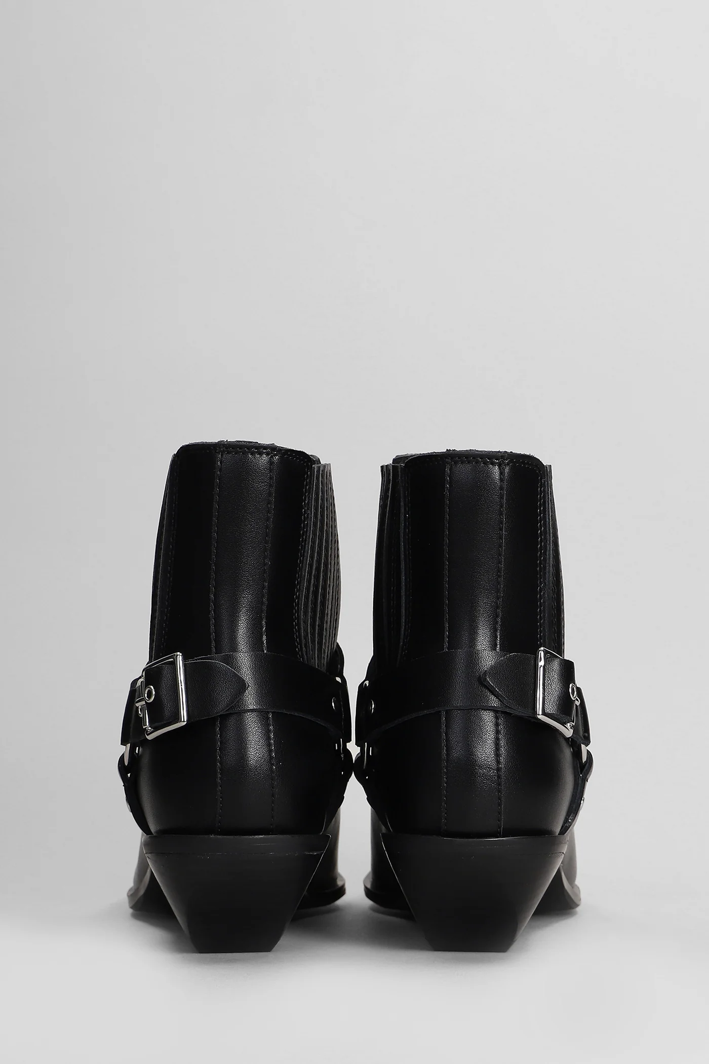 texan Ankle boots in black leather - Image 4