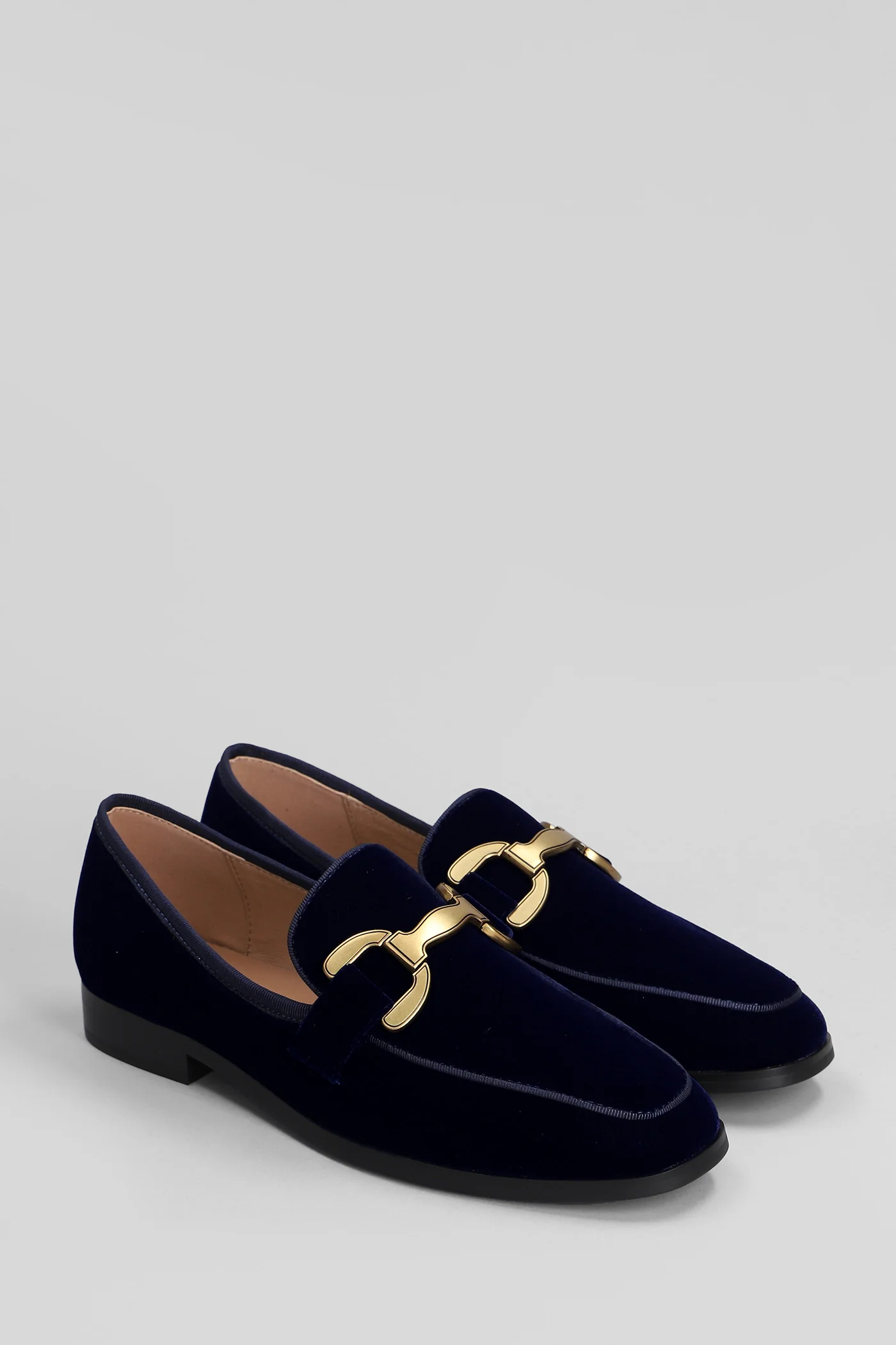 Vela Loafer Loafers in blue velvet - Image 2
