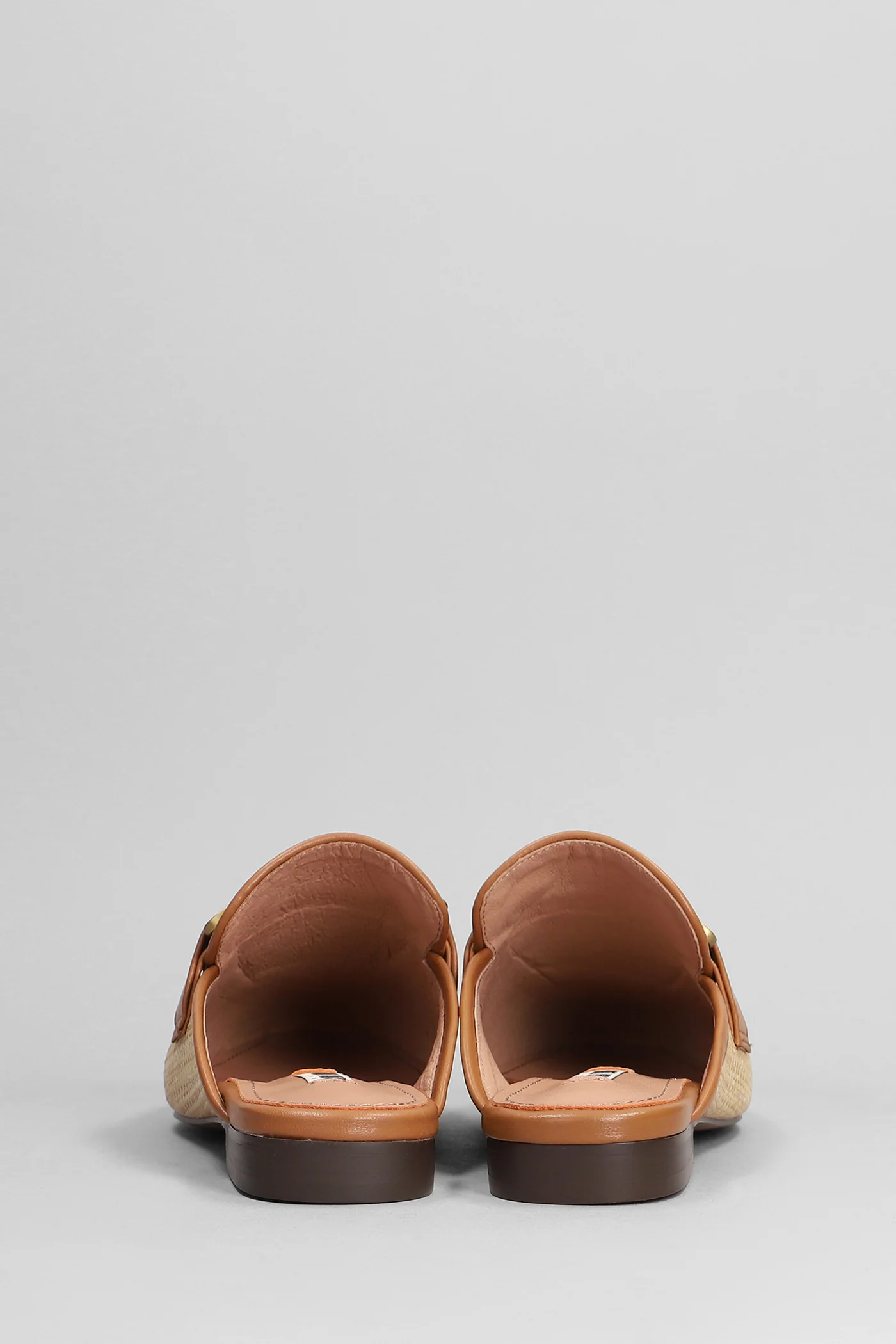 Vela Slipper Slipper-Mule in beige raffia - Image 4