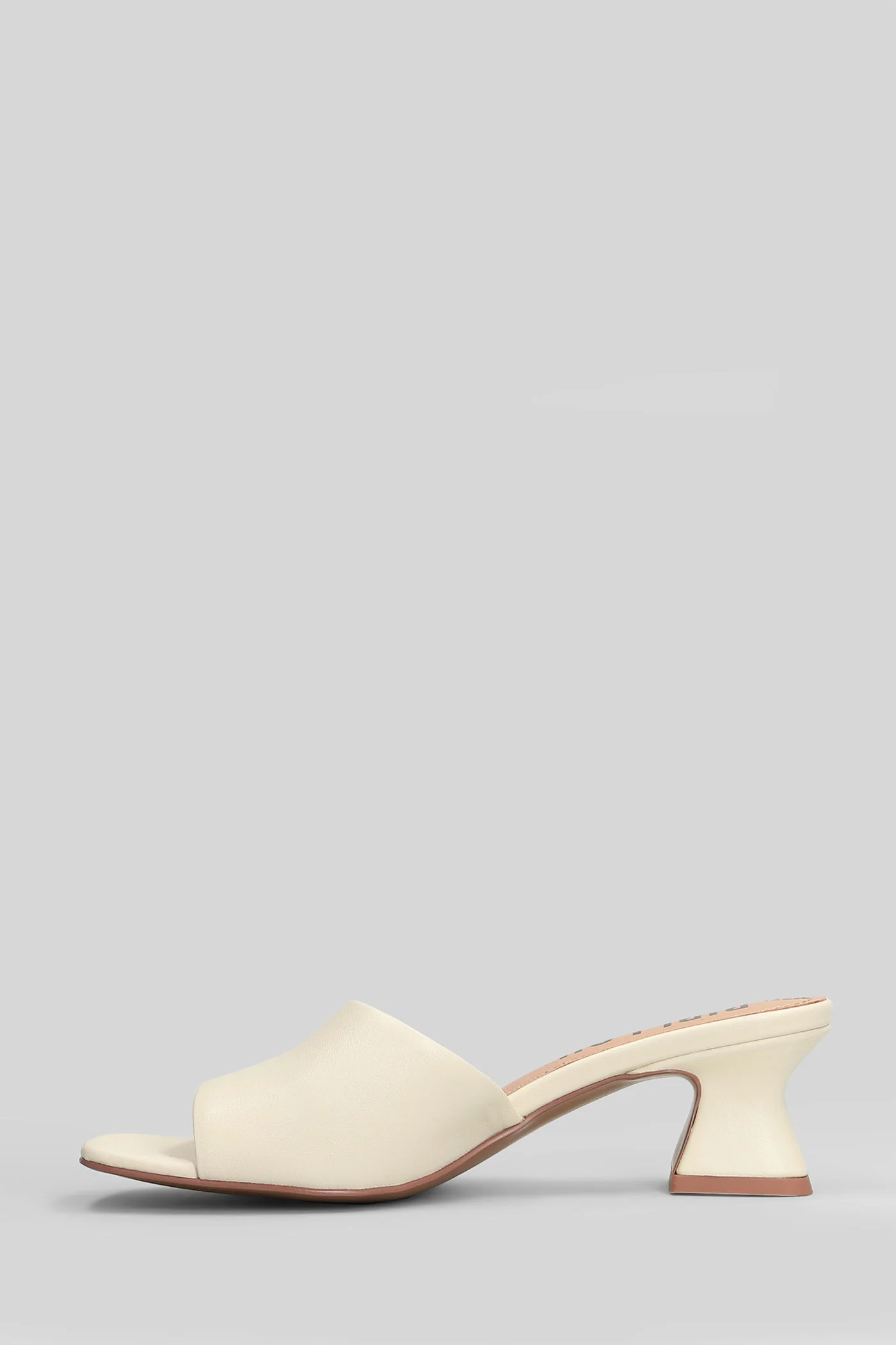 Zia 50 Slipper-Mule in beige leather - Image 3