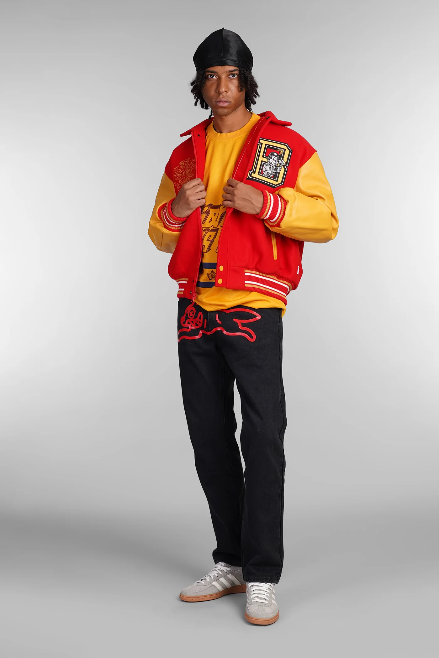 Bomber Jacket in red polyester - Image 2