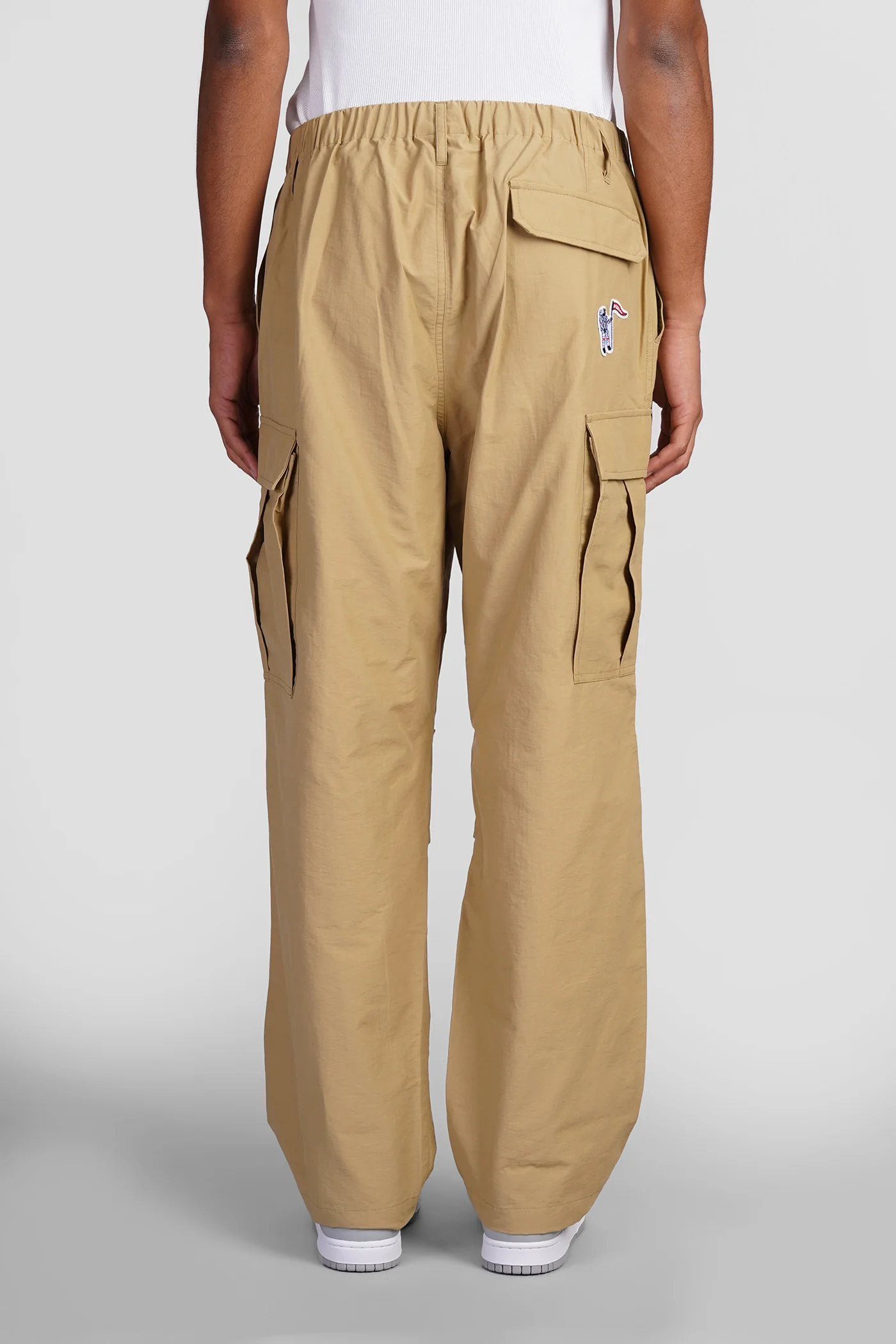 Pants in beige cotton - Image 3
