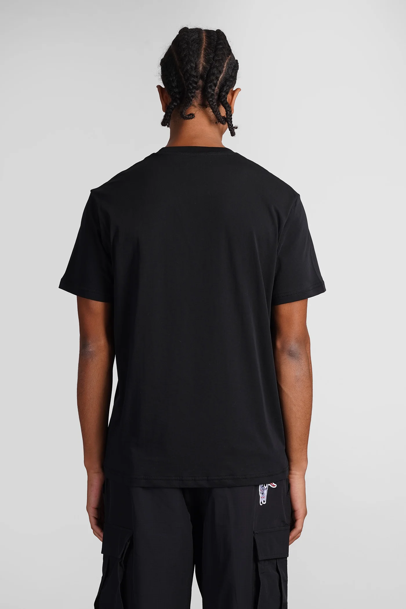 T-Shirt 3-pack in black cotton - Image 4