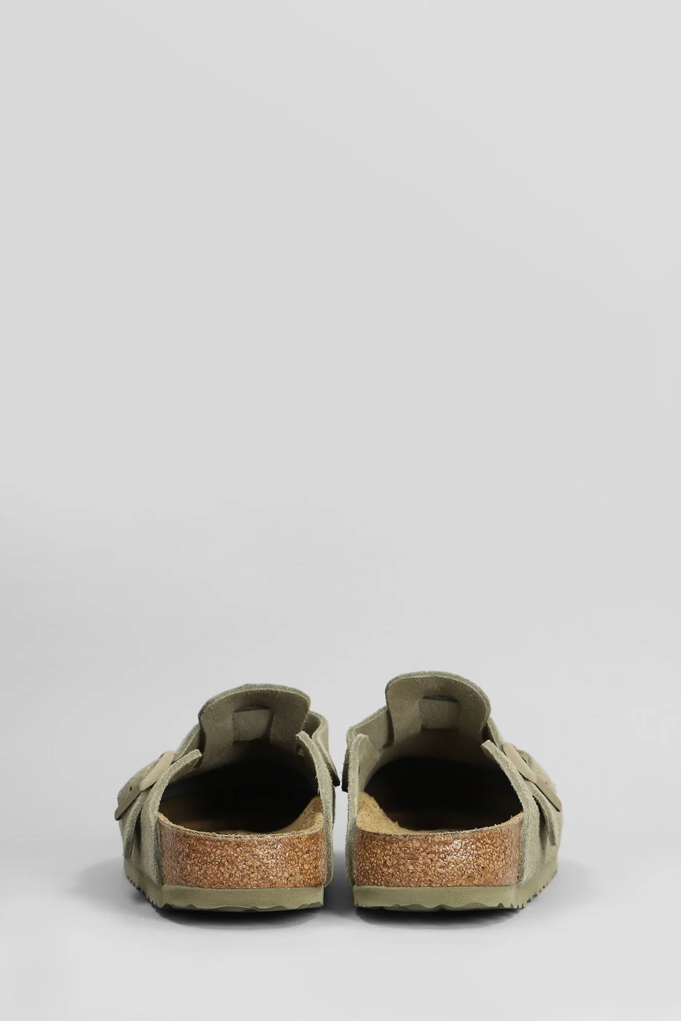 Boston Slipper-Mule in khaki suede - Image 4