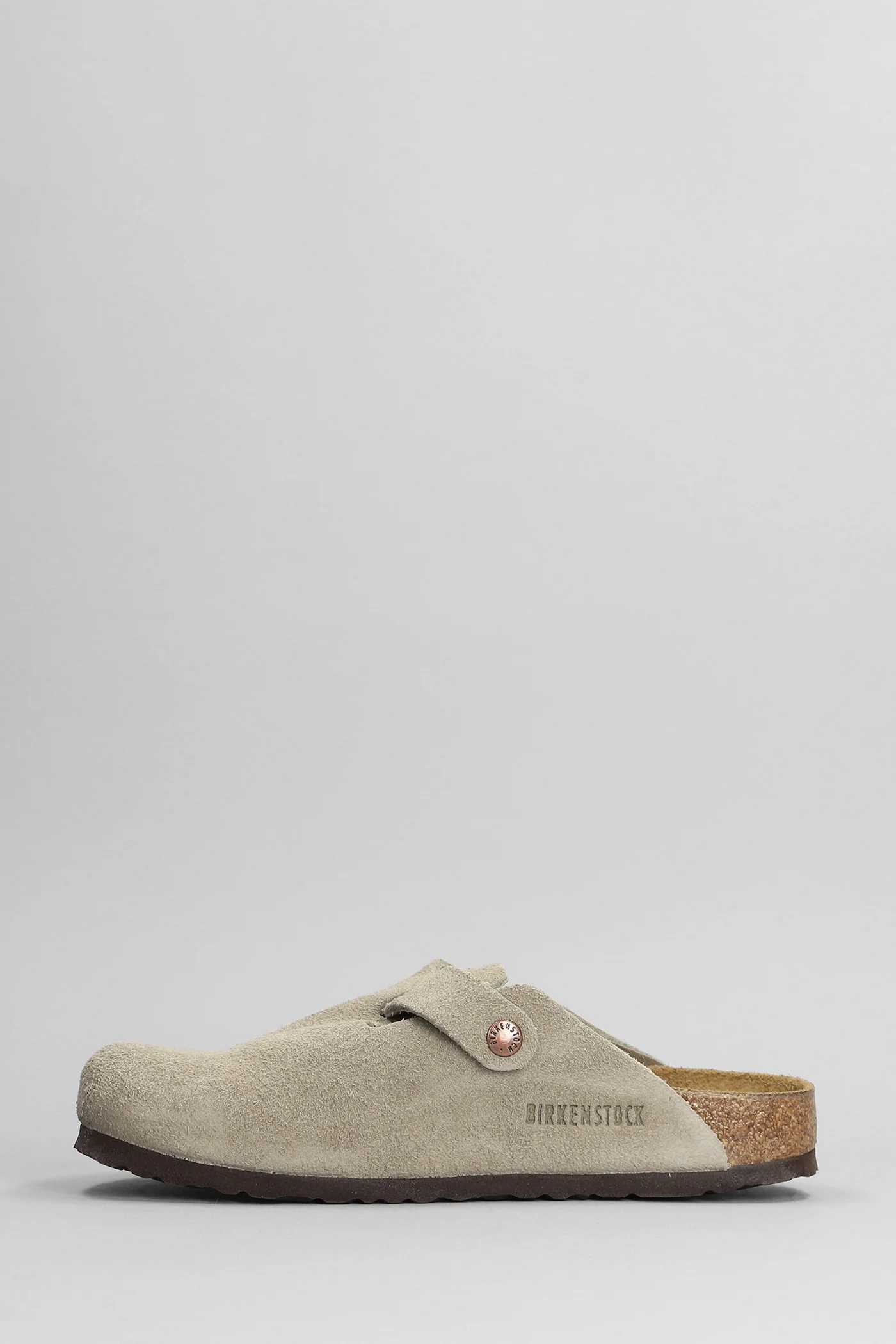 Boston Slipper-Mule in taupe suede - Image 3