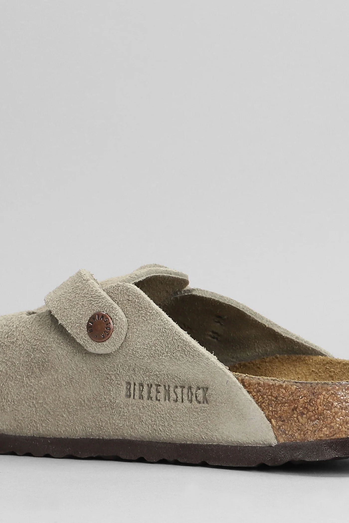 Boston Slipper-Mule in taupe suede - Image 5