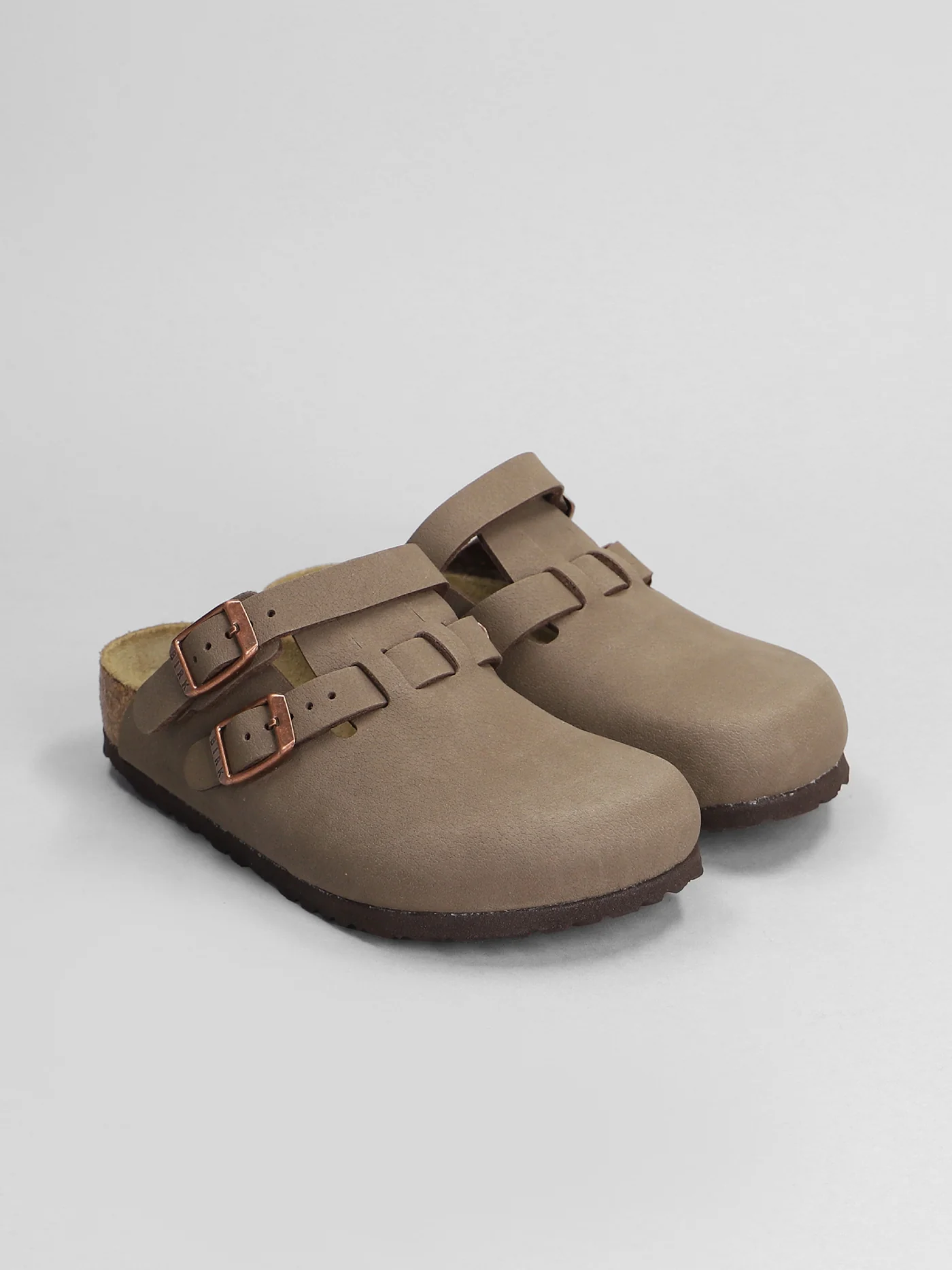 Kay Slipper-Mule in brown leather - Image 2