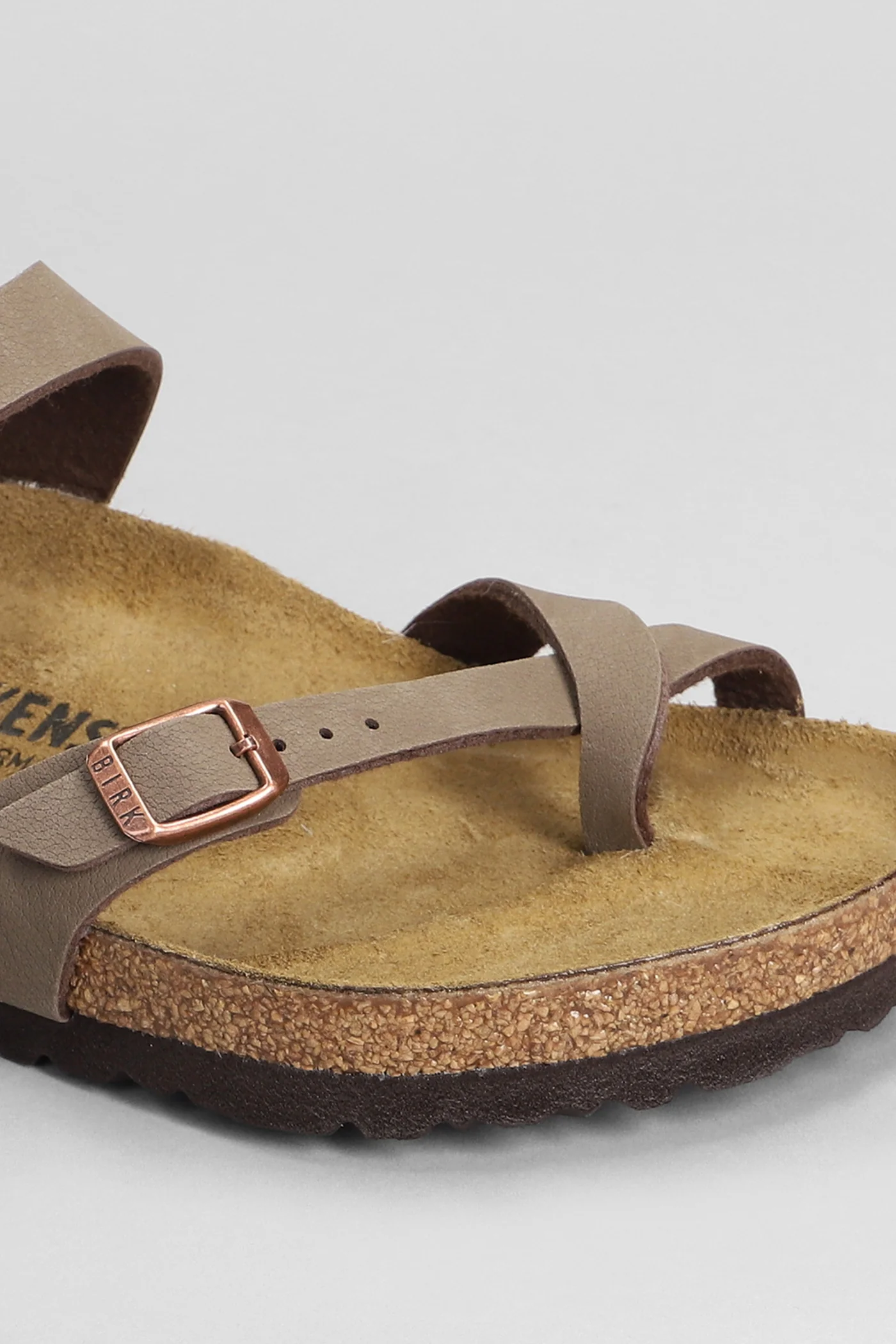 Mayari Flats in brown leather - Image 5