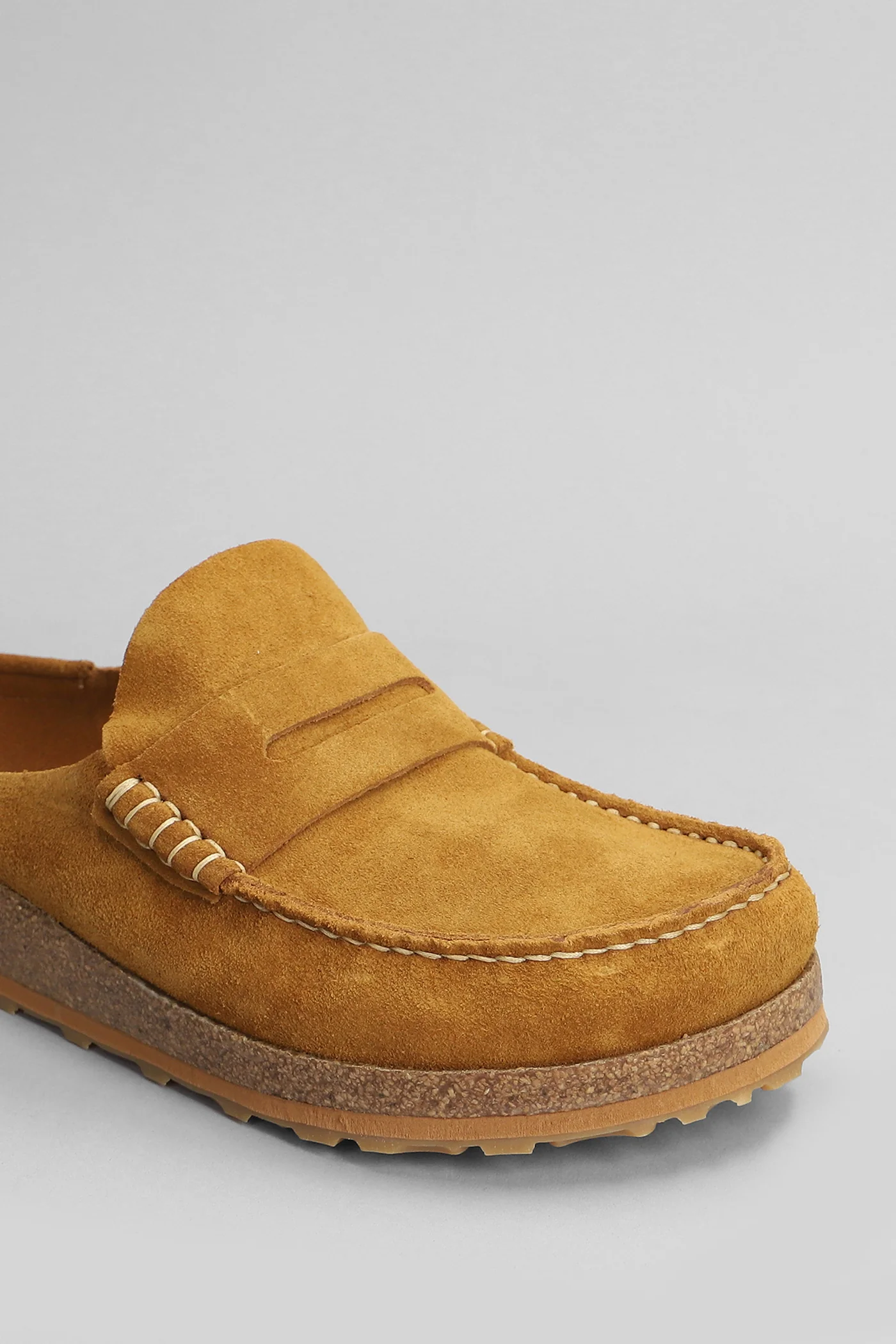 Naples Mink Slipper-Mule in leather color suede - Image 5