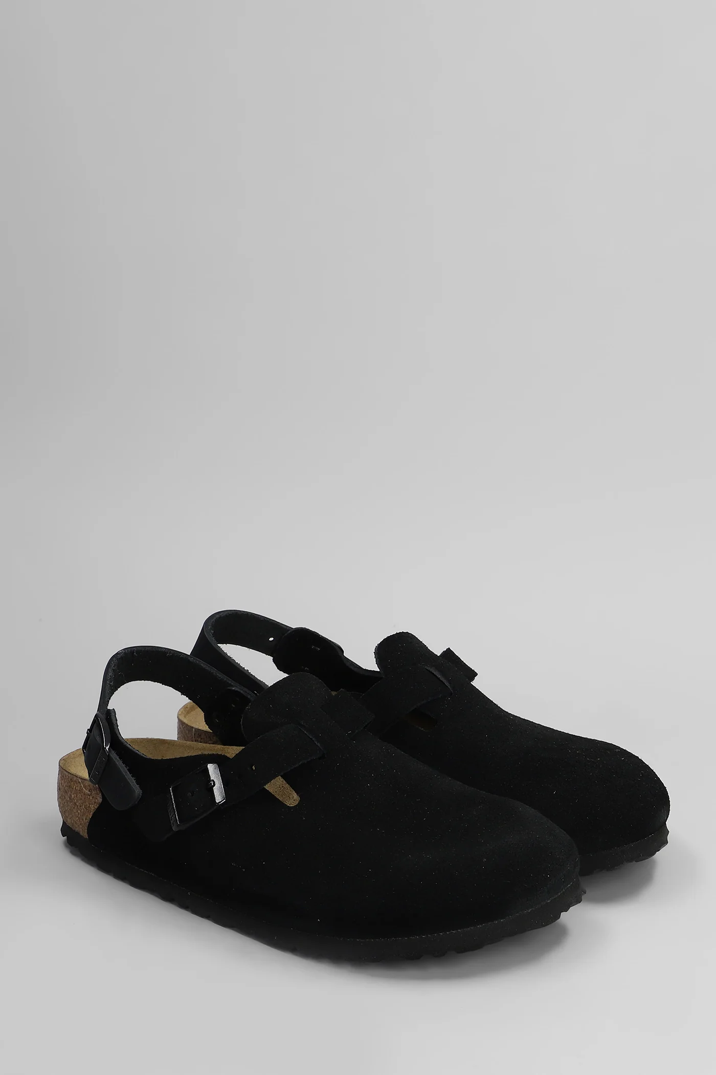 Tokio Slipper-Mule in black suede - Image 2
