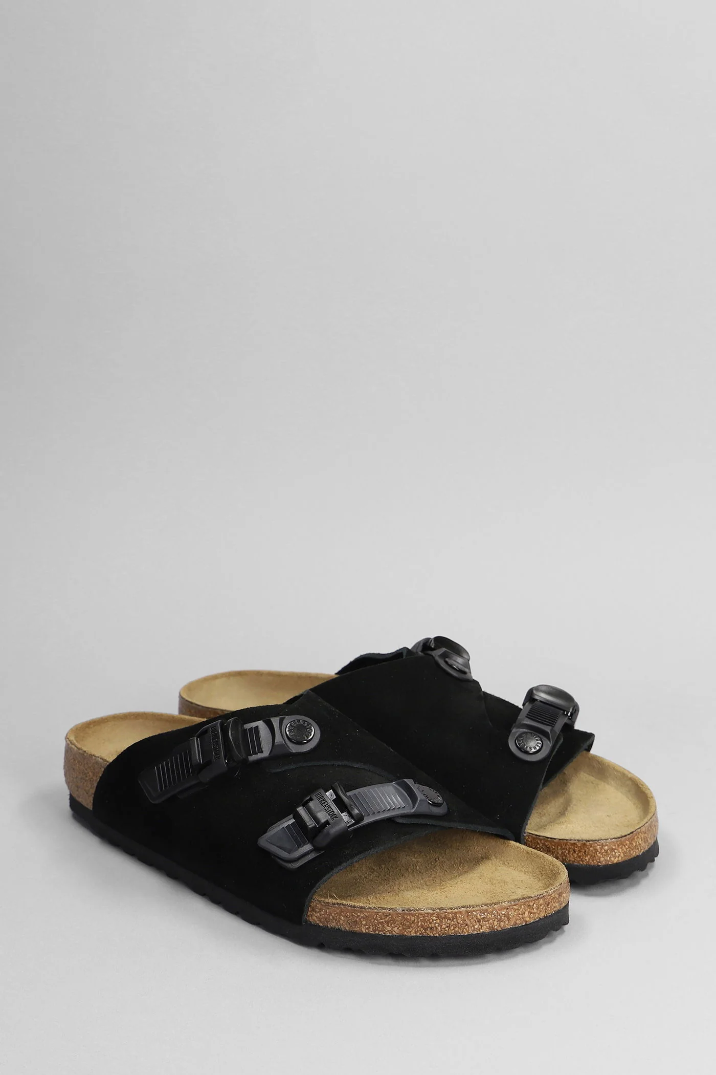 Zurich Tech Flats in black suede - Image 2