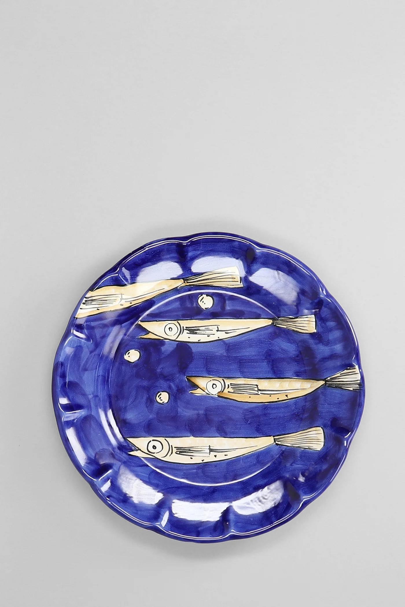 Sea Collection Set 3 Alici blu in blue ceramic