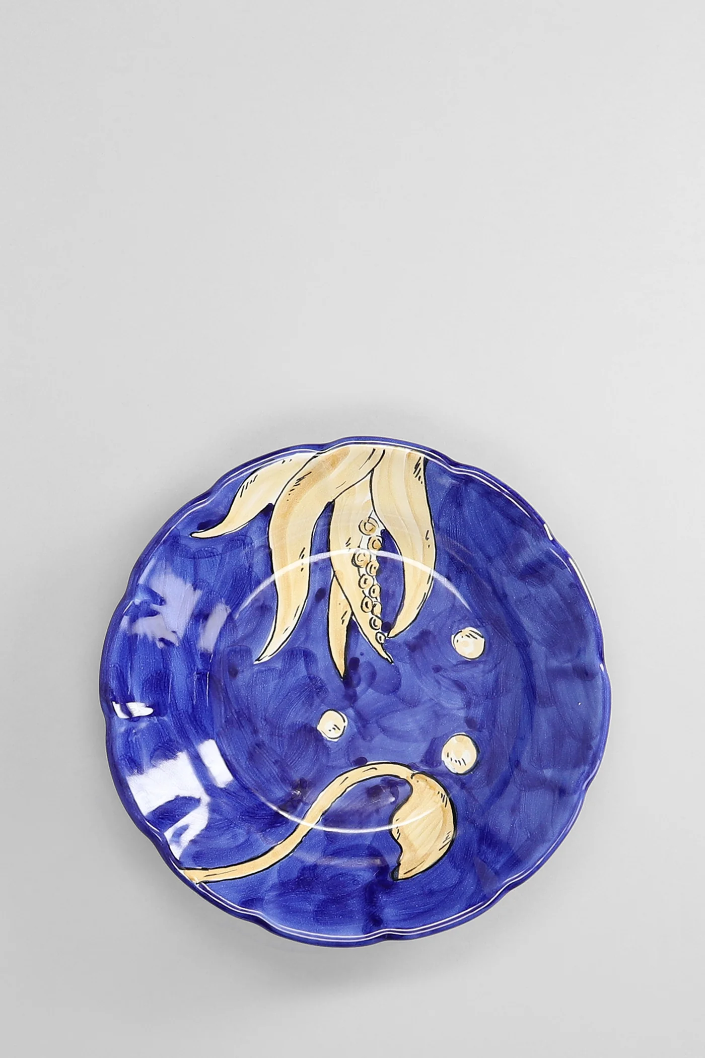 Sea Collection Set 3 Calamaro  in blue ceramic - Image 2