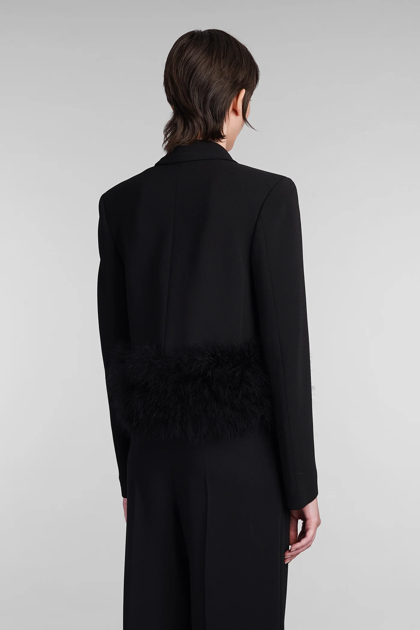 Blazer in black viscose - Image 3