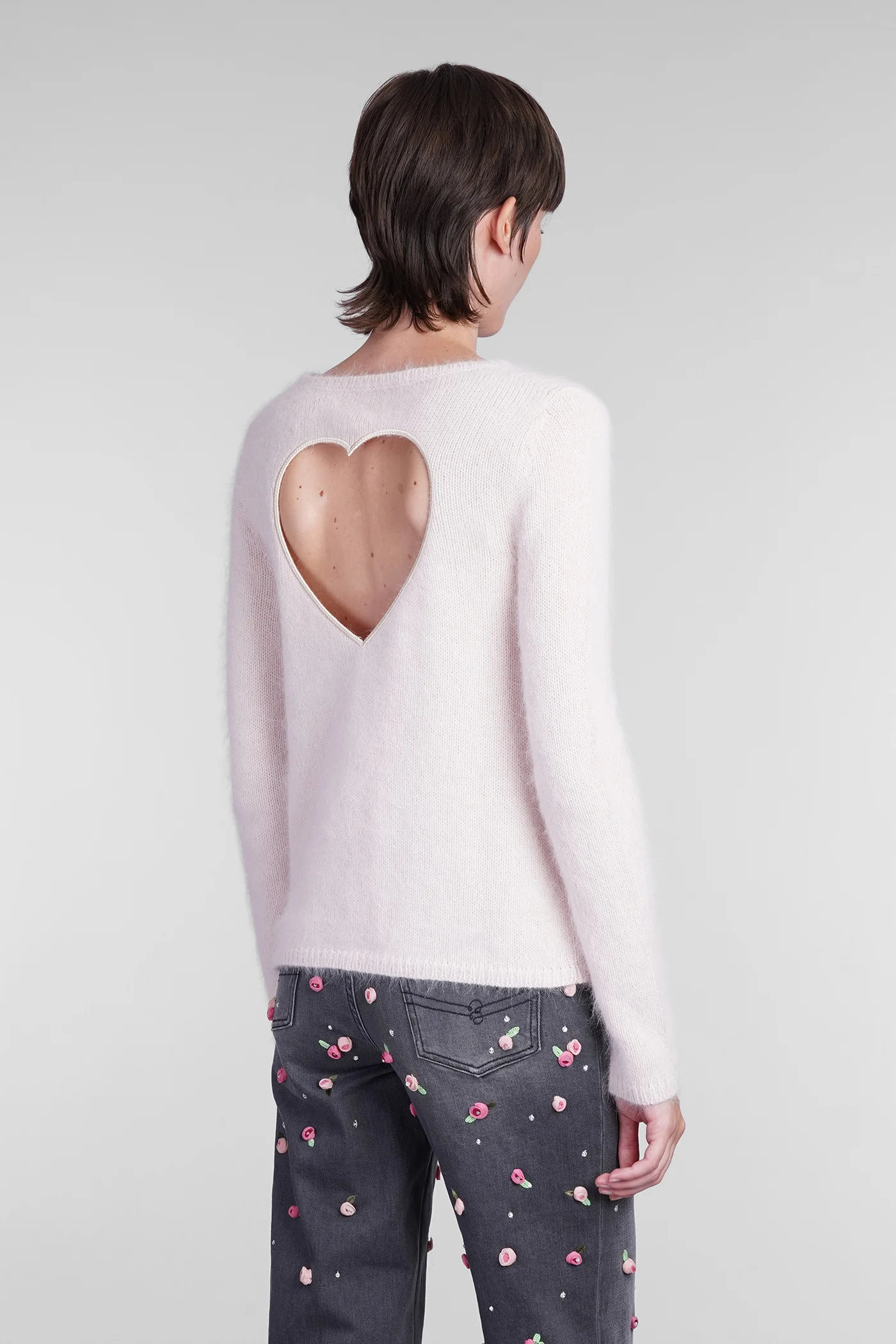 Knitwear in beige wool - Image 3