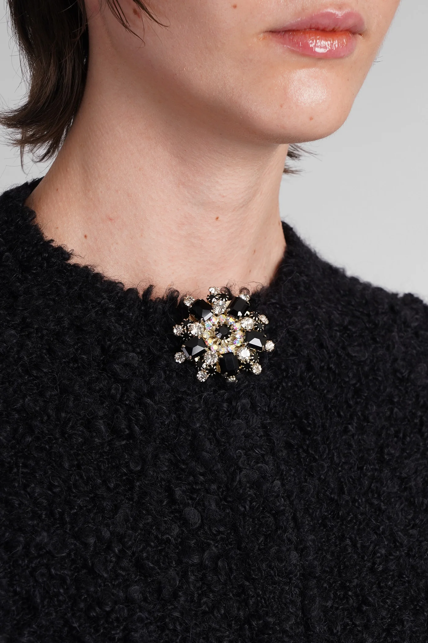 Knitwear in black wool - Image 5
