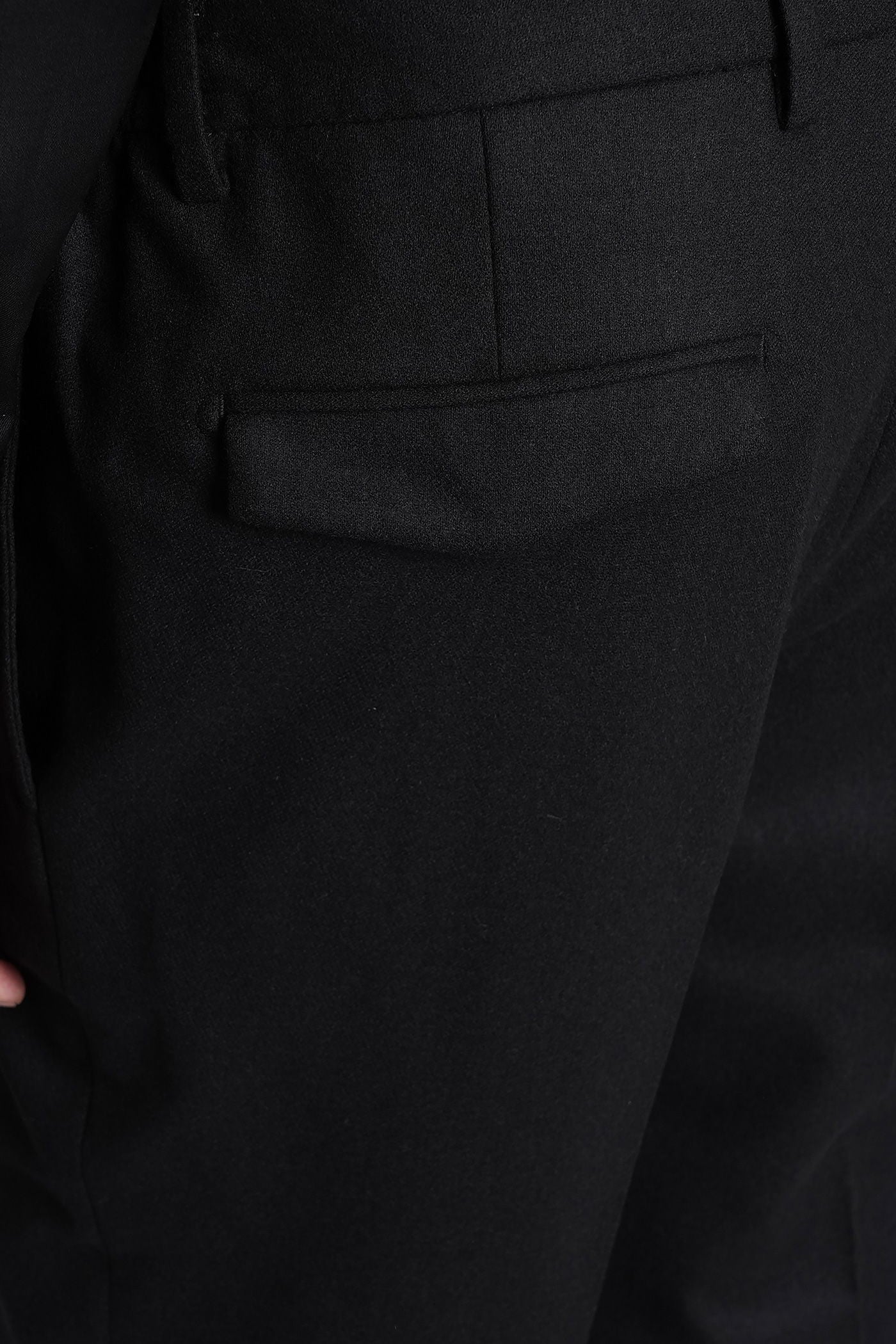 Arsebals Pants in black wool - Image 35