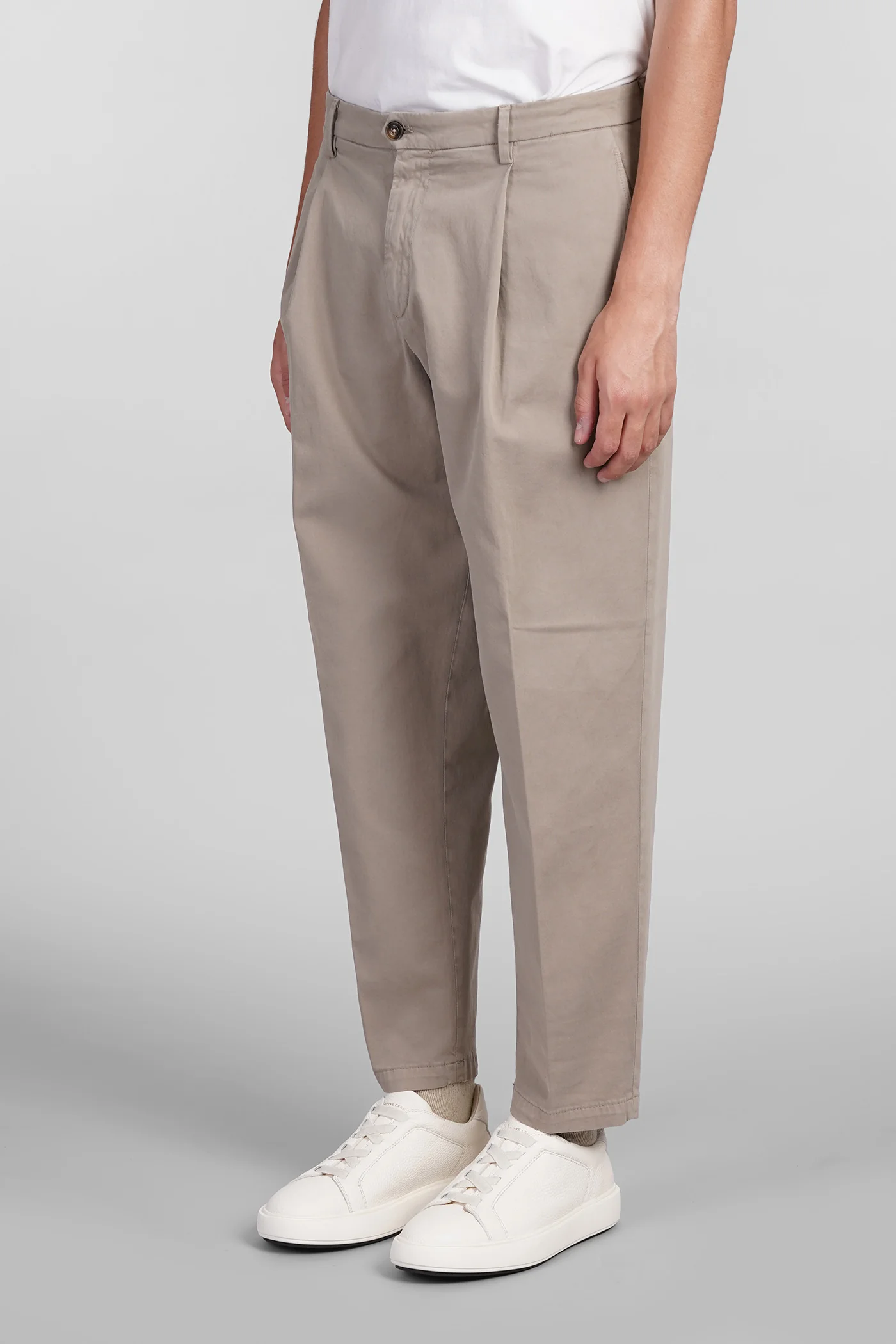 Courmayaurd Pants in beige cotton - Image 4