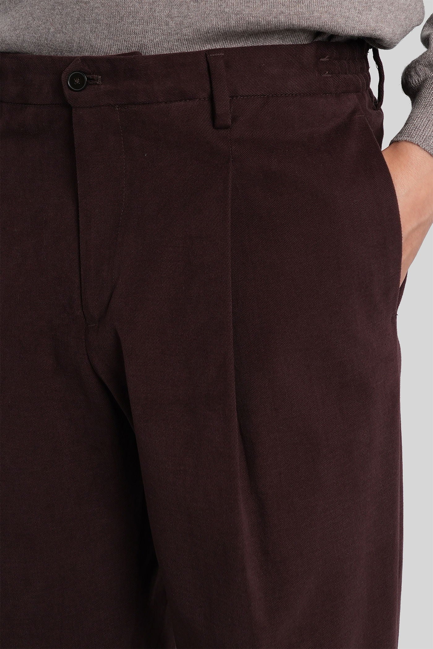 Courmayeurs Pants in brown cotton - Image 5