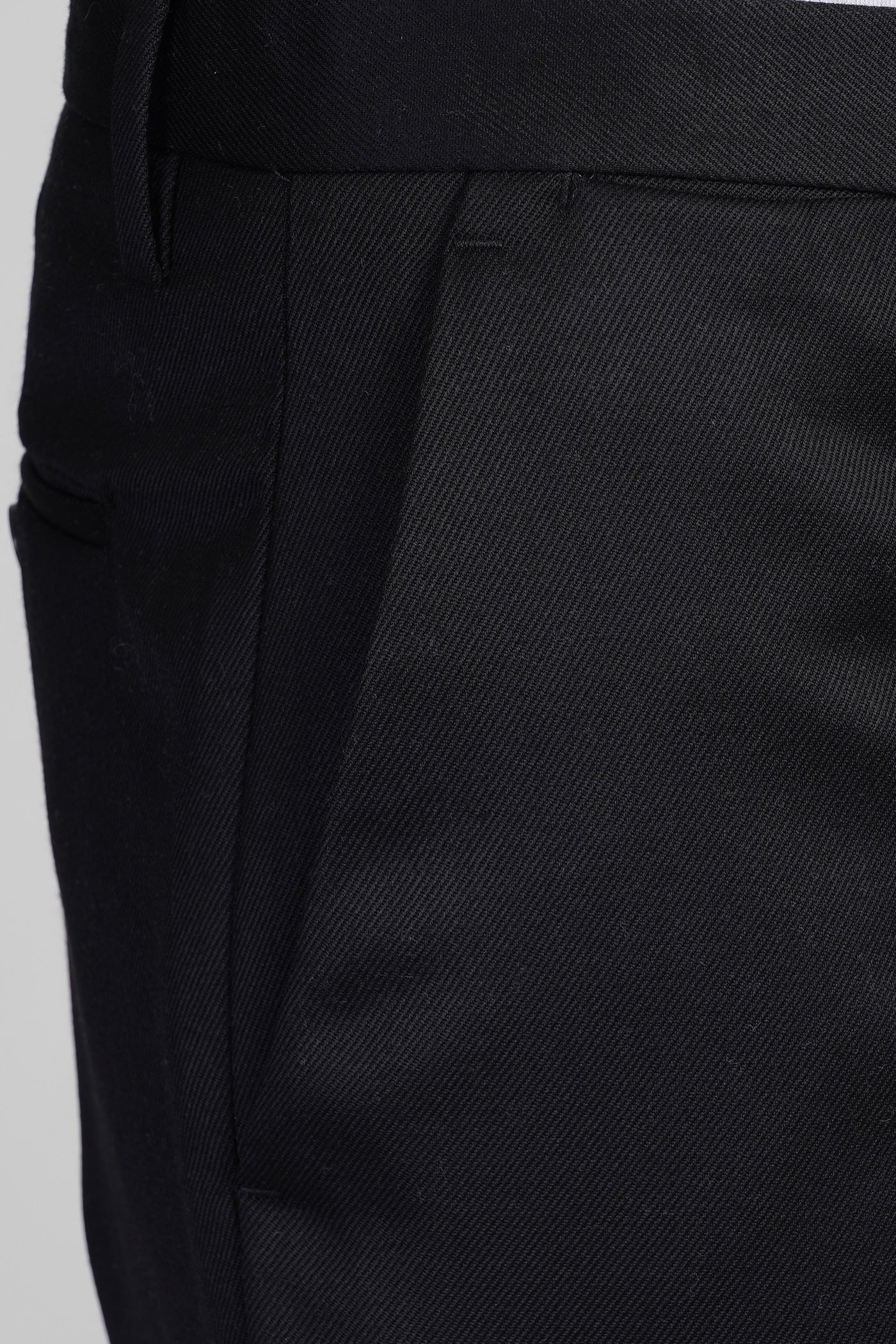 Odeons Pants in black wool - Image 5