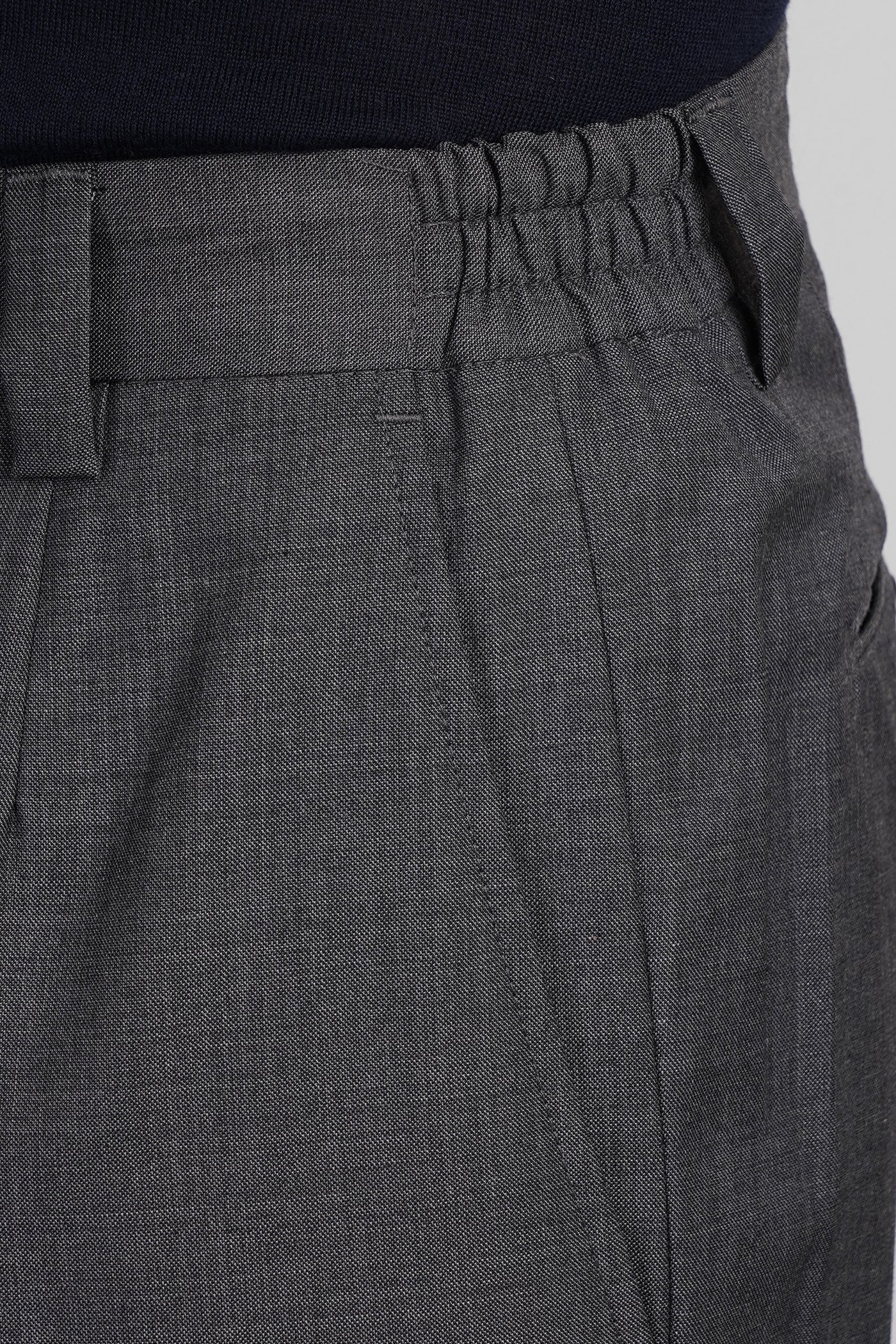 Portofinos Pants in grey cotton - Image 5
