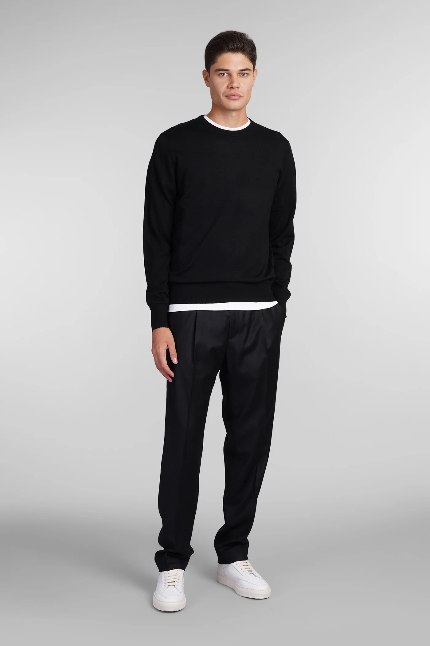 Wimbledons Pants in black wool - Image 2