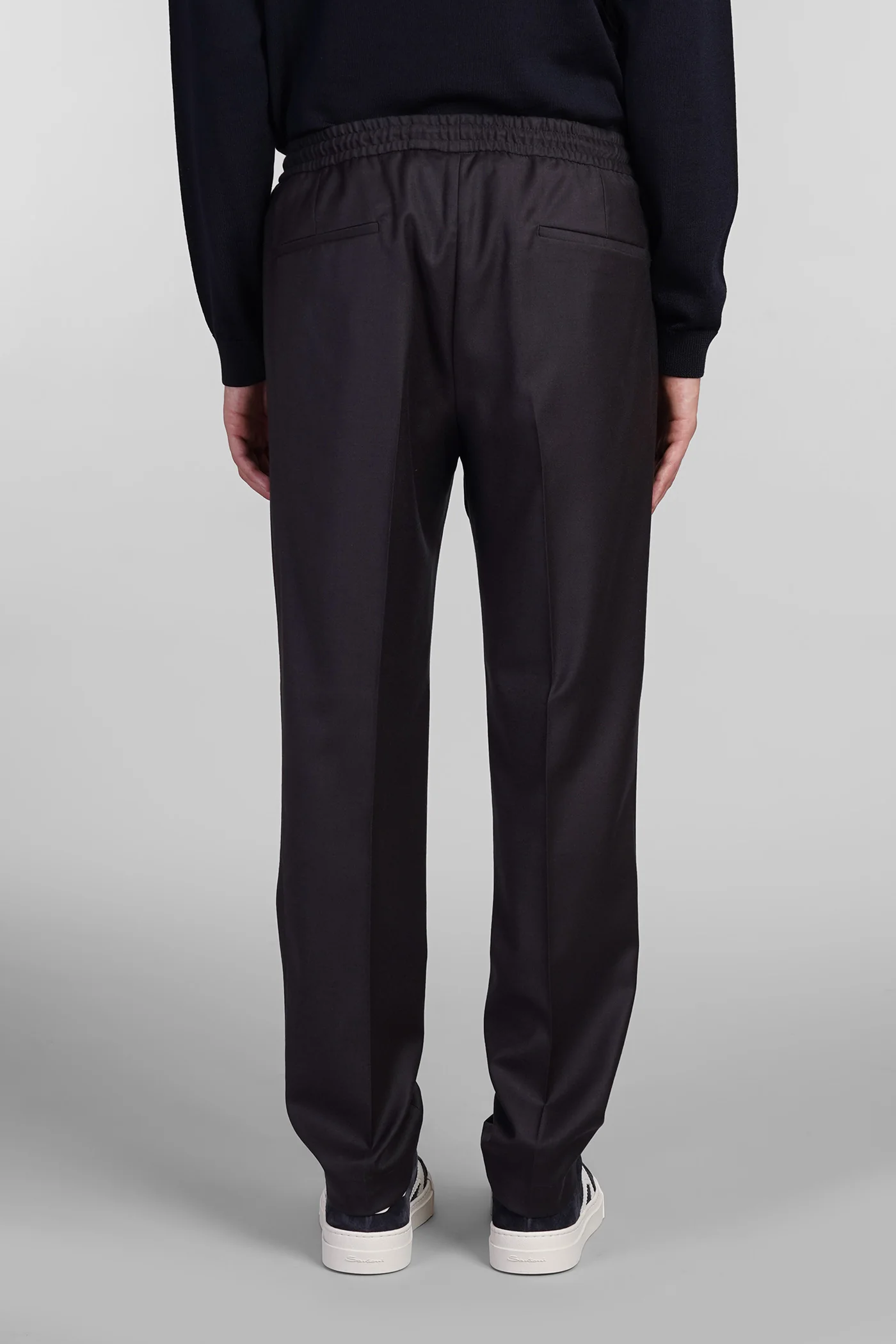 Wimbledons Pants in grey wool - Image 3