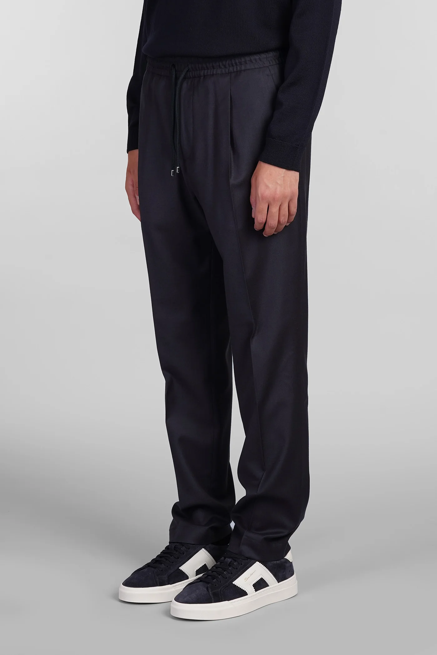 Wimbledons Pants in grey wool - Image 4