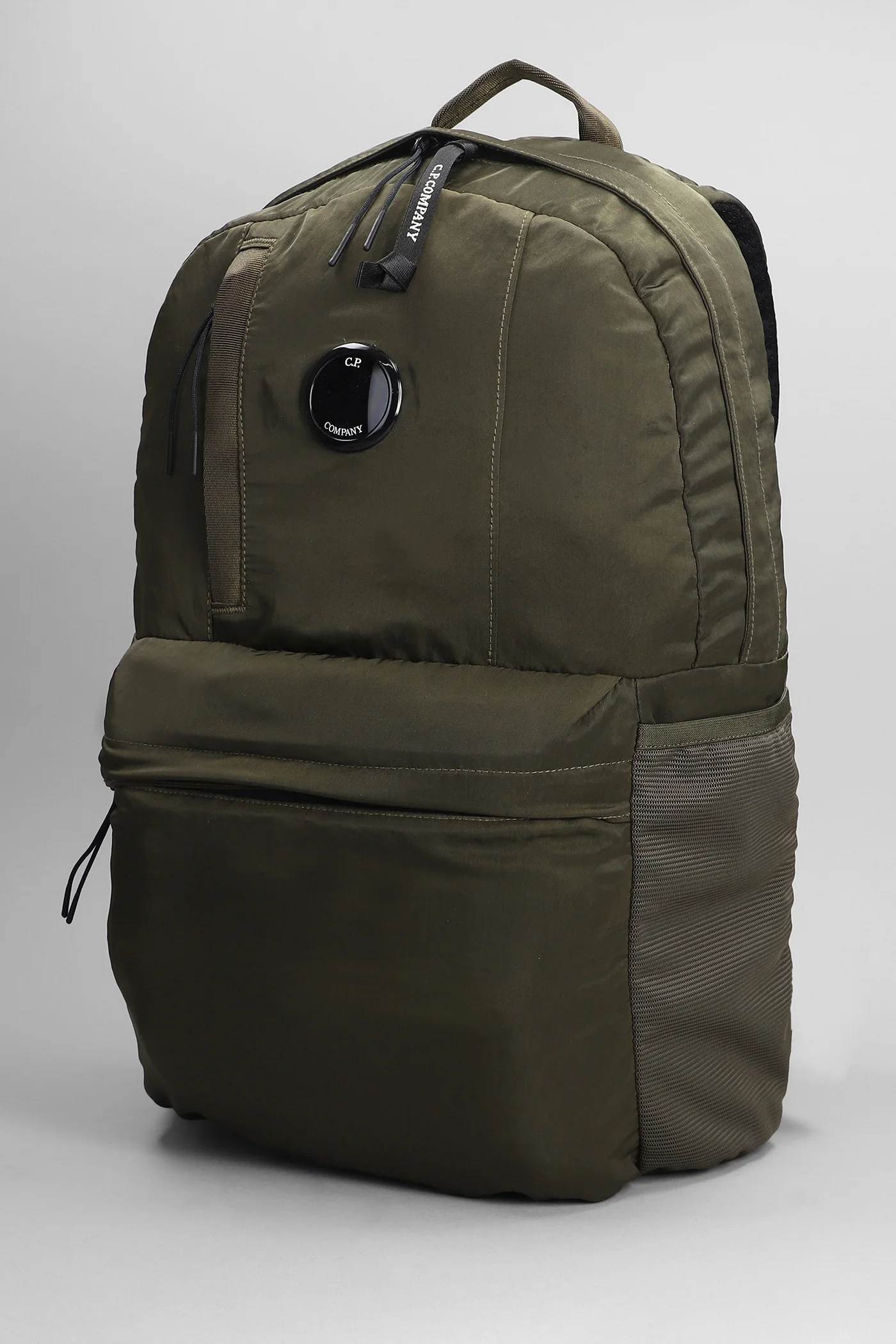 Nylon b Backpack in green polyester - Image 2