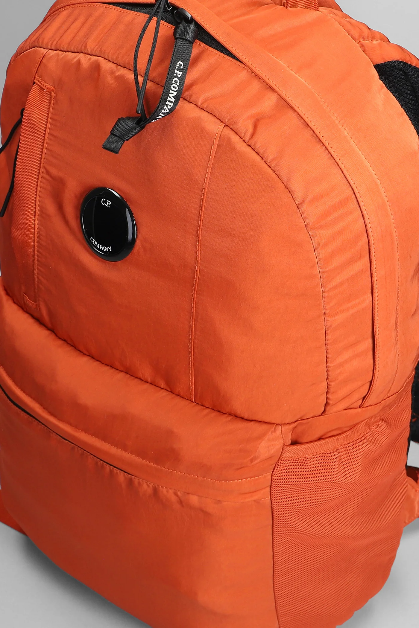 Nylon b Backpack in orange polyester - Image 4