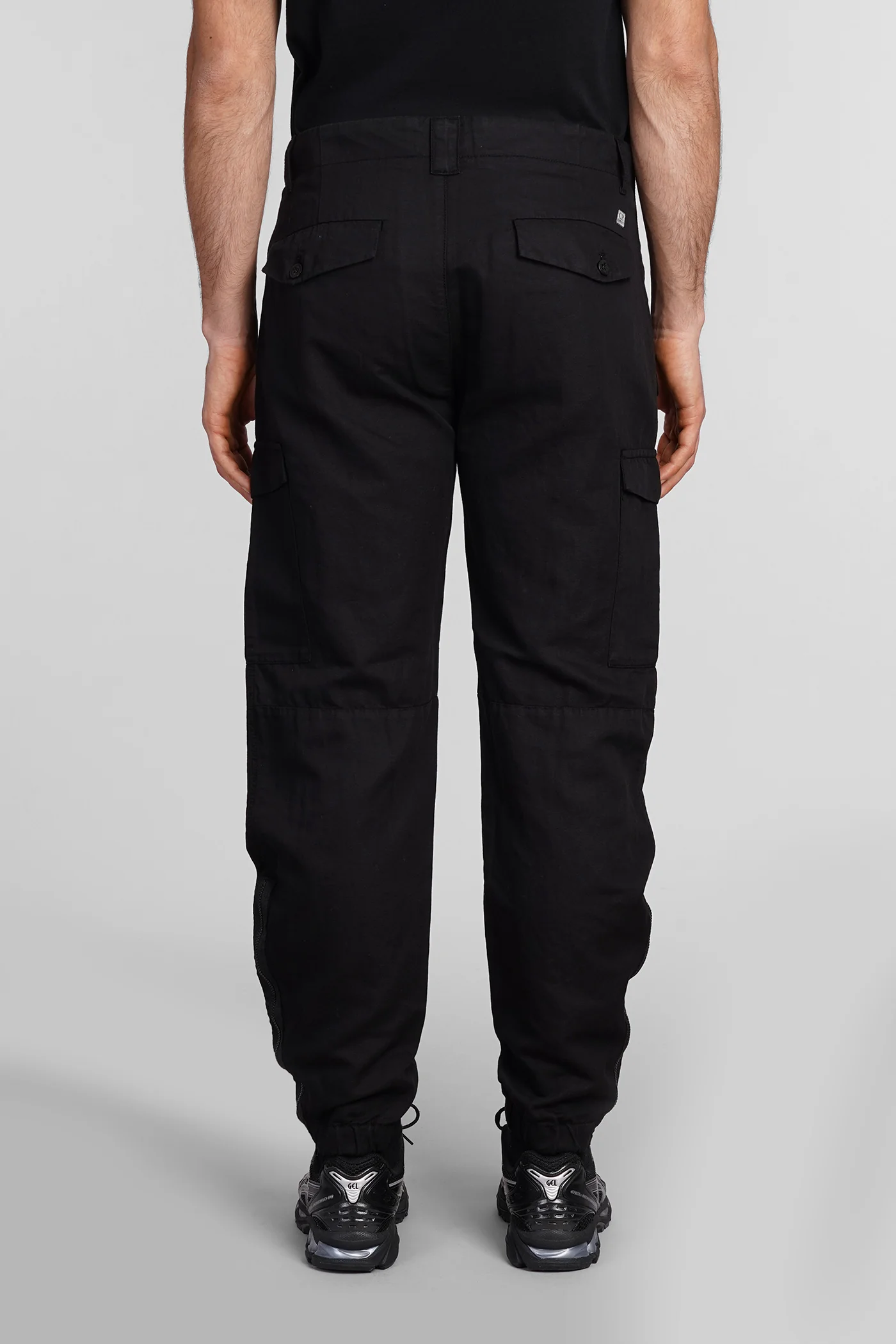 Pants in black cotton - Image 3