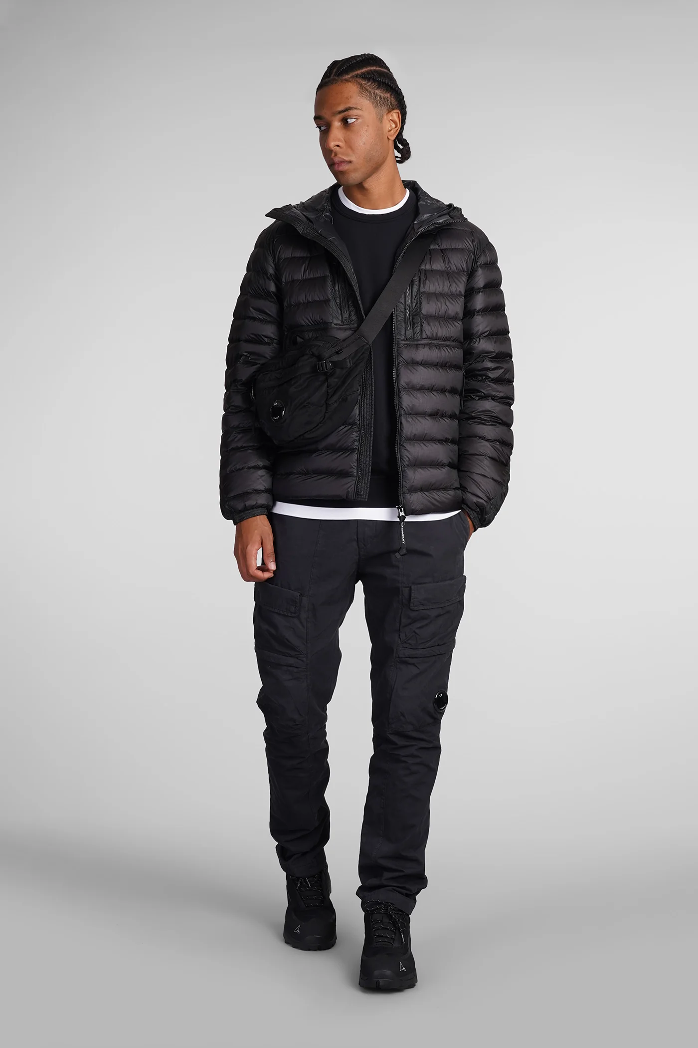 Pants in black cotton - Image 2