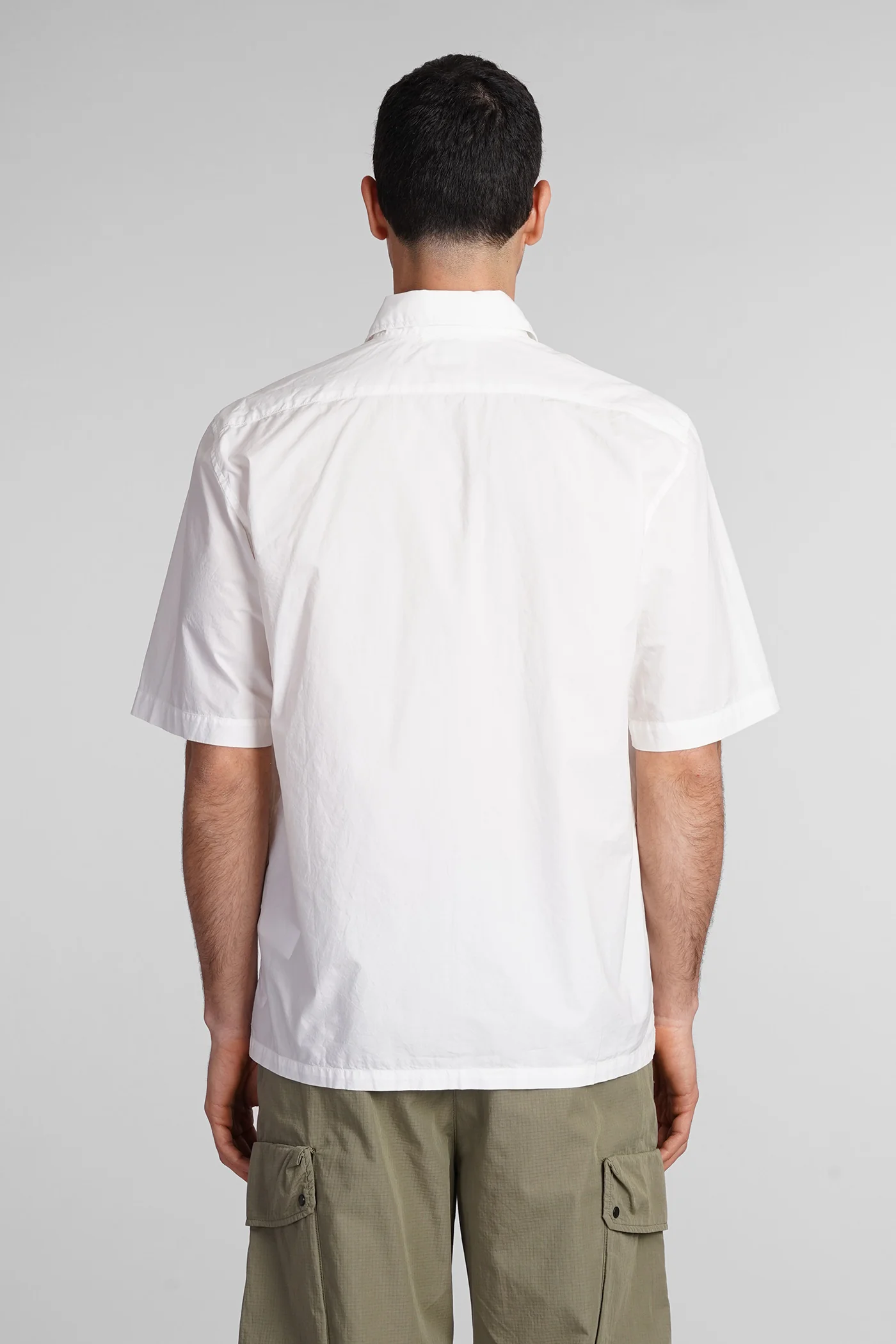 Shirt in white cotton - Image 3